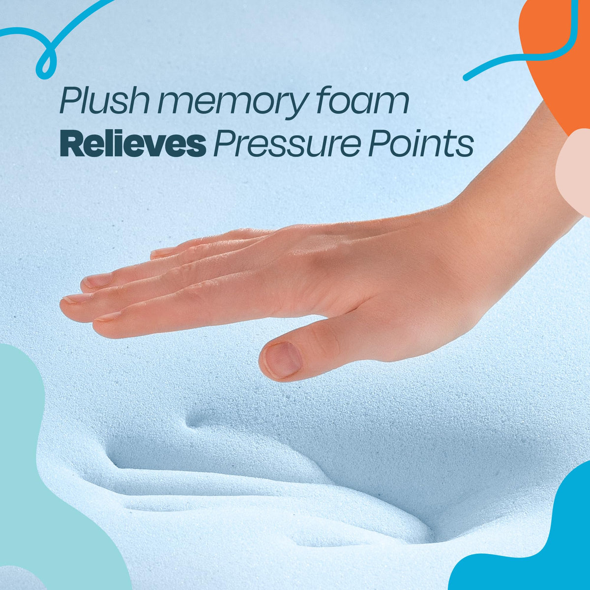 Linenspa 3 Inch Memory Foam Mattress Topper, Gel Infused King Mattress Topper, CertiPUR-US Certified 🍁 All In One Marketplace Canada
