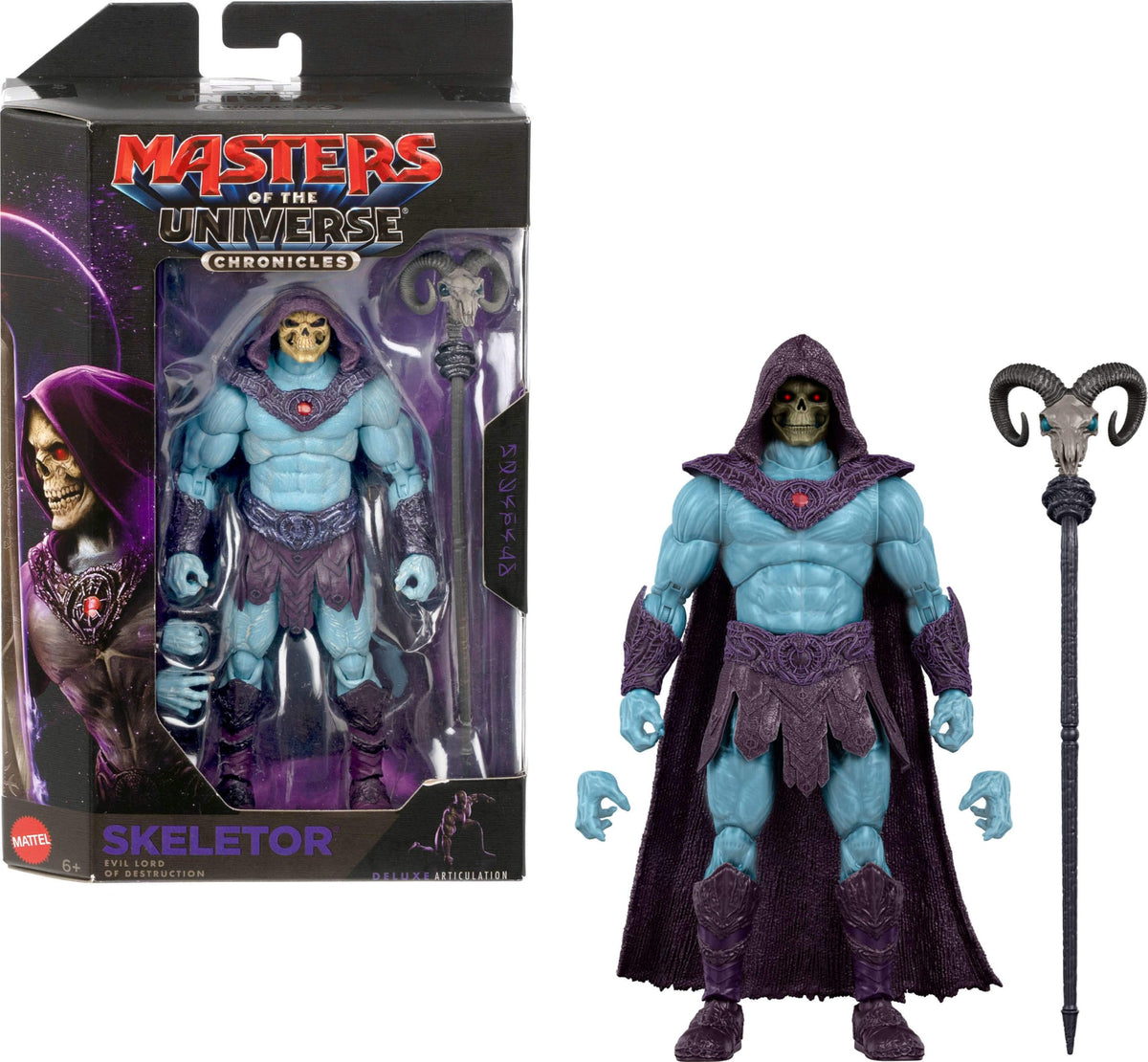 Masters of the Universe Action Figure Chronicles Skeletor, 6.5 Inch Scale 2026 Movie Accurate Villain, Deluxe Articulation 🍁 All In One Marketplace Canada