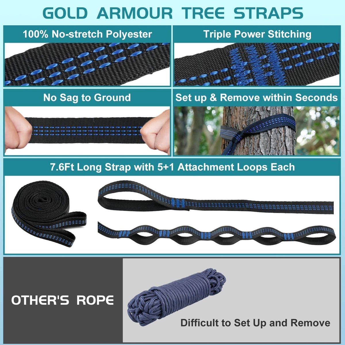 Camping Hammock Portable Nylon Hammocks with Tree Straps Single Lightweigtht Hammock Swing for Outdoors, Backpacking, Camping, Travel, Beach, Garden, Breathable & Quick Drying Parachute 🍁 All In One Marketplace Canada