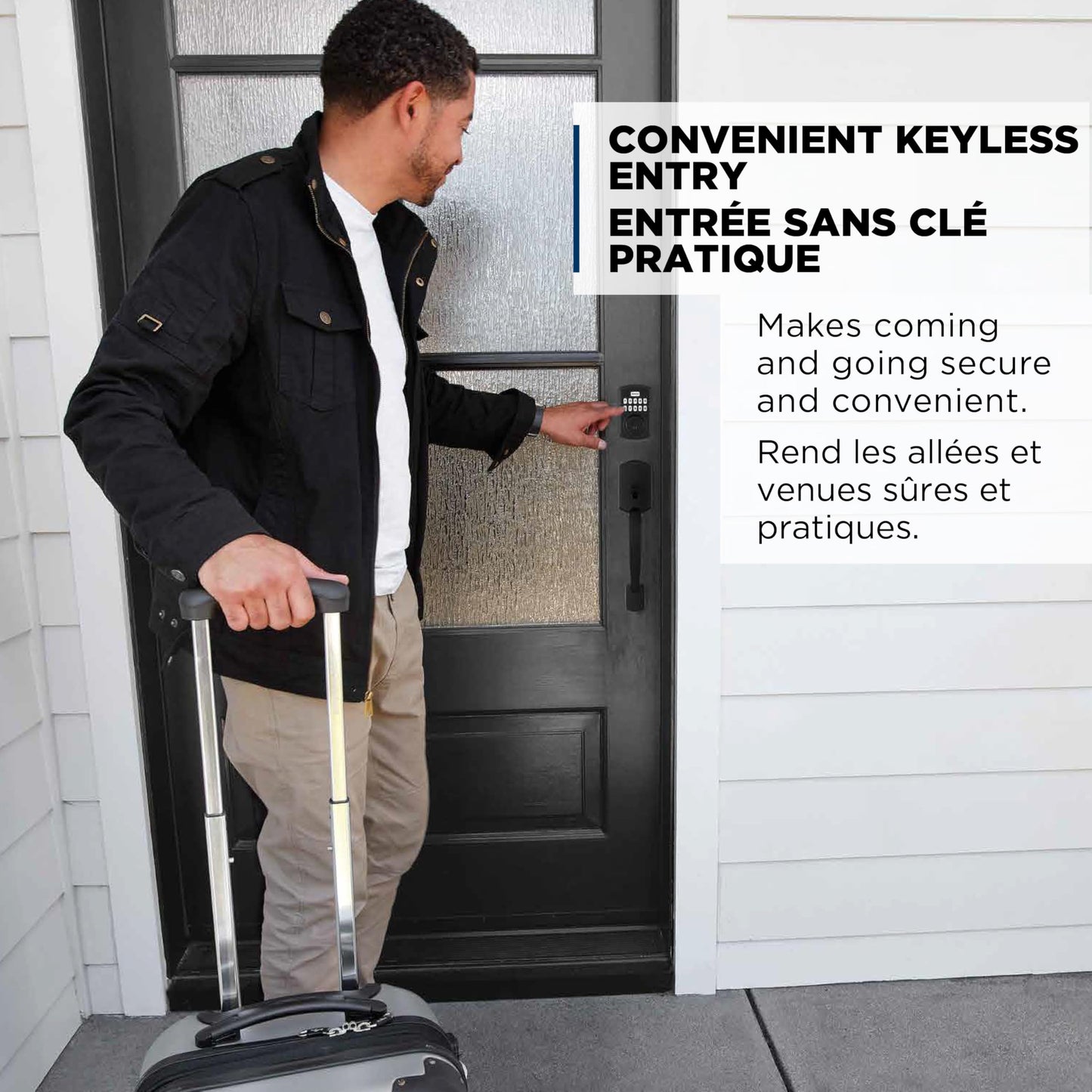 Weiser Powerbolt 3 x Daylon Combo Pack, Keyless Entry Door Lock/Deadbolt with Door Handle/Lever in Satin Nickel, 10-Button Keypad Door Lock, Electronic Door Locks for Front Door 🍁 All In One Marketplace Canada