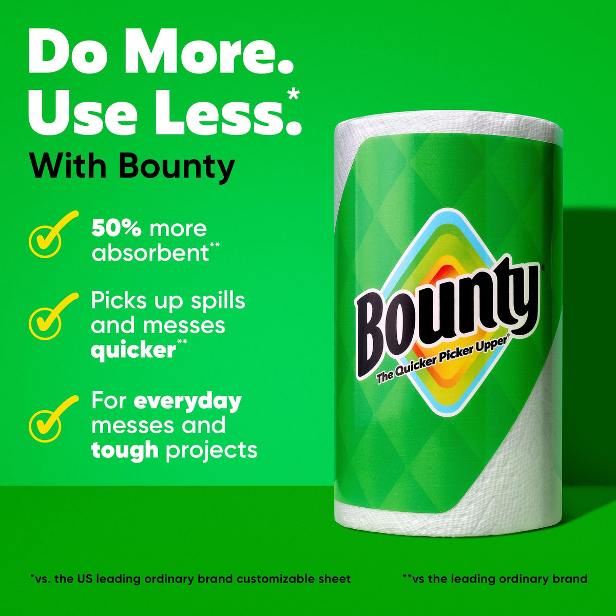 Bounty Paper Towels Select-A-Size White, 8 Double Plus Rolls = 20 Regular Rolls 🍁 All In One Marketplace Canada