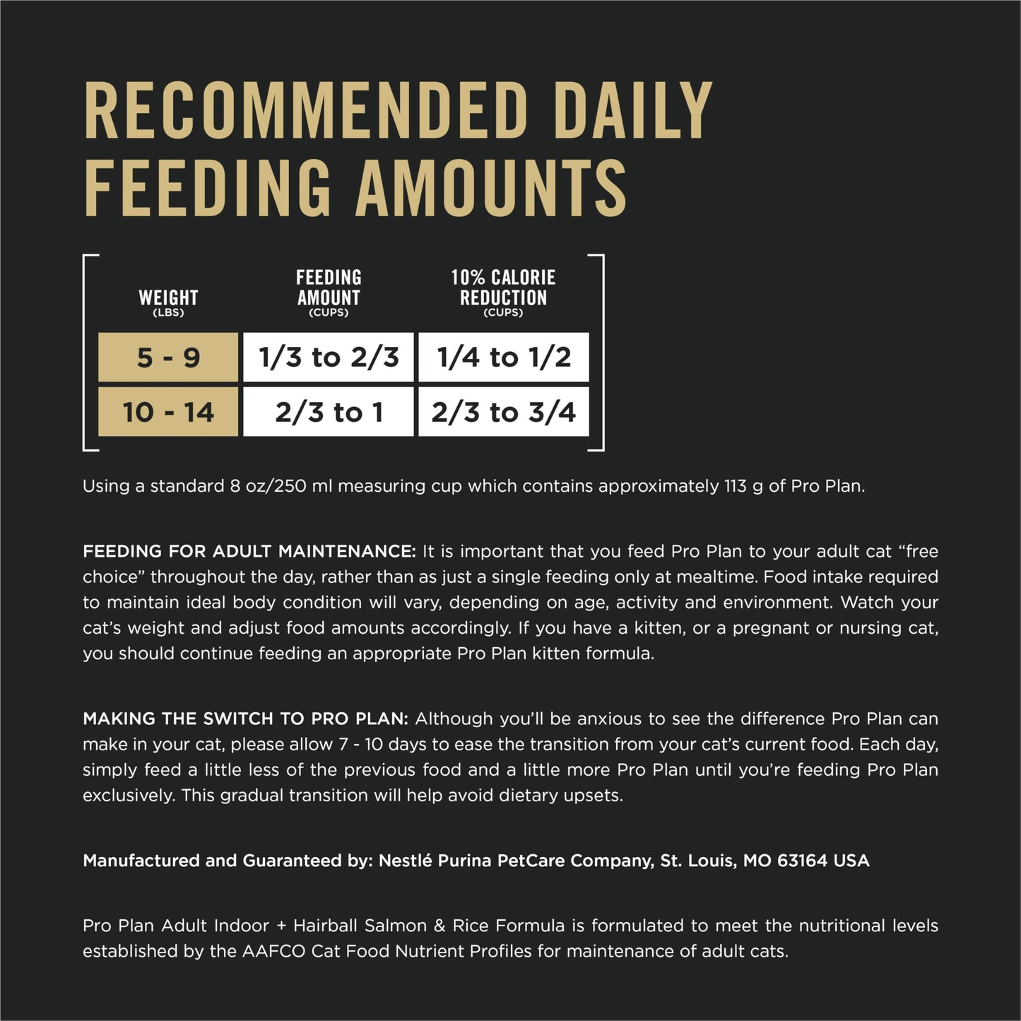 Purina Pro Plan Dry Cat Food, Specialized Indoor Hairball Salmon & Rice - 3.18 kg Bag (1 Pack) 🍁 All In One Marketplace Canada