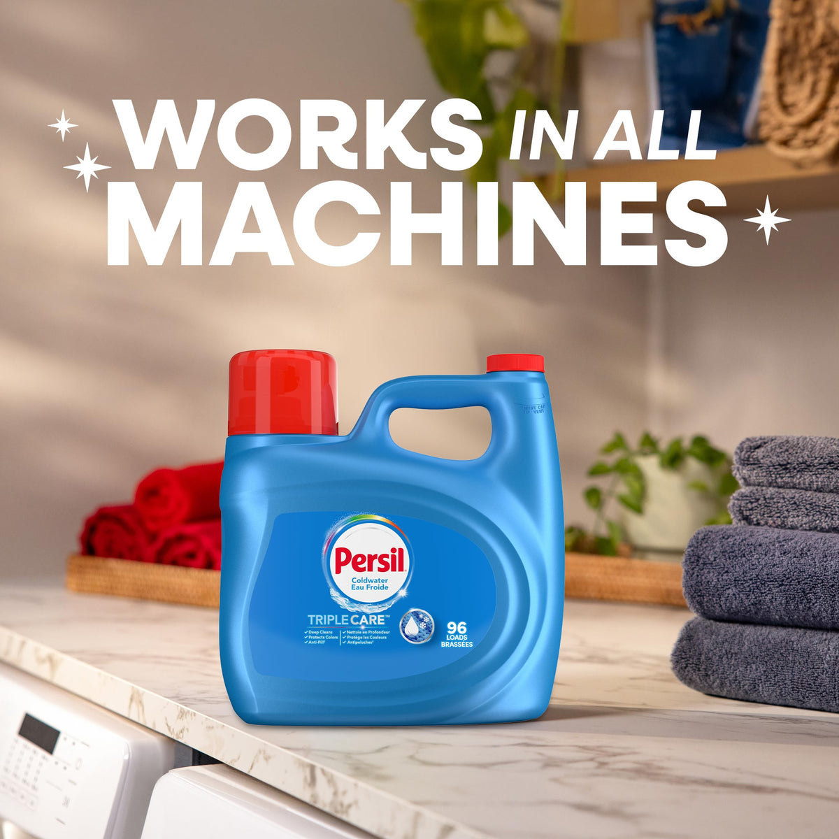 Persil TripleCare™ Coldwater Liquid Laundry Detergent, 3.72L/96 Loads 🍁 All In One Marketplace Canada