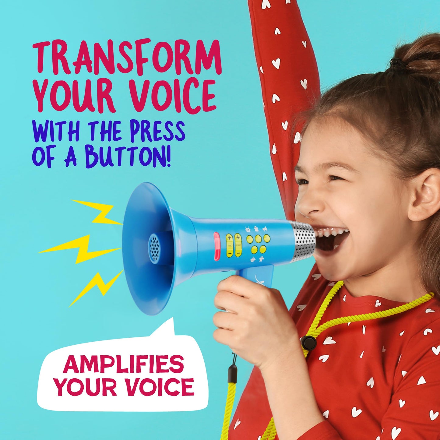 Voice Changer for Kids - Voice Changing Device for Boys & Girls Ages 3-8+ Olds - Birthday Easter Gifts for 3, 4, 5, 7, 8 Year Old Boy - Cool Outdoor Toys Gift Ideas for Kid, Toddler 🍁 All In One Marketplace Canada