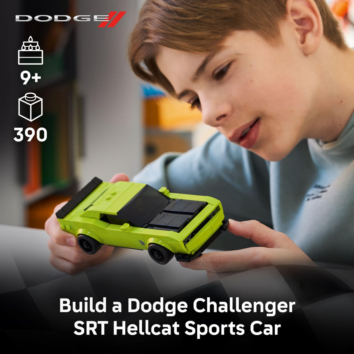 LEGO Speed Champions Dodge Challenger SRT Hellcat Sports Car Toy - Building Set for Learning, Play and Display - Kids Toy for Boys and Girls, Ages 9+ - Birthday Gift Idea for Race Car Fans - 77237 🍁 All In One Marketplace Canada