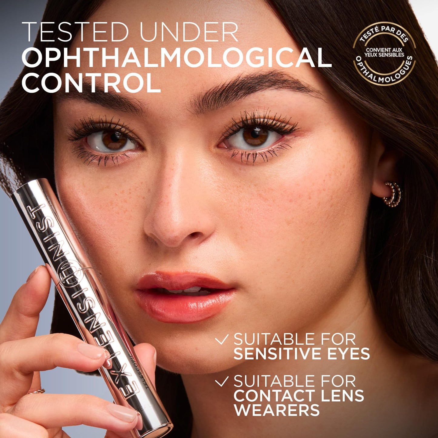 L’Oréal Paris Extensionist Mascara, Lengthening Mascara, Extension-like Length & Volume, For Sensitive Eyes, Clump-Free, Blackest Black WSH, 9.9 mL 🍁 All In One Marketplace Canada
