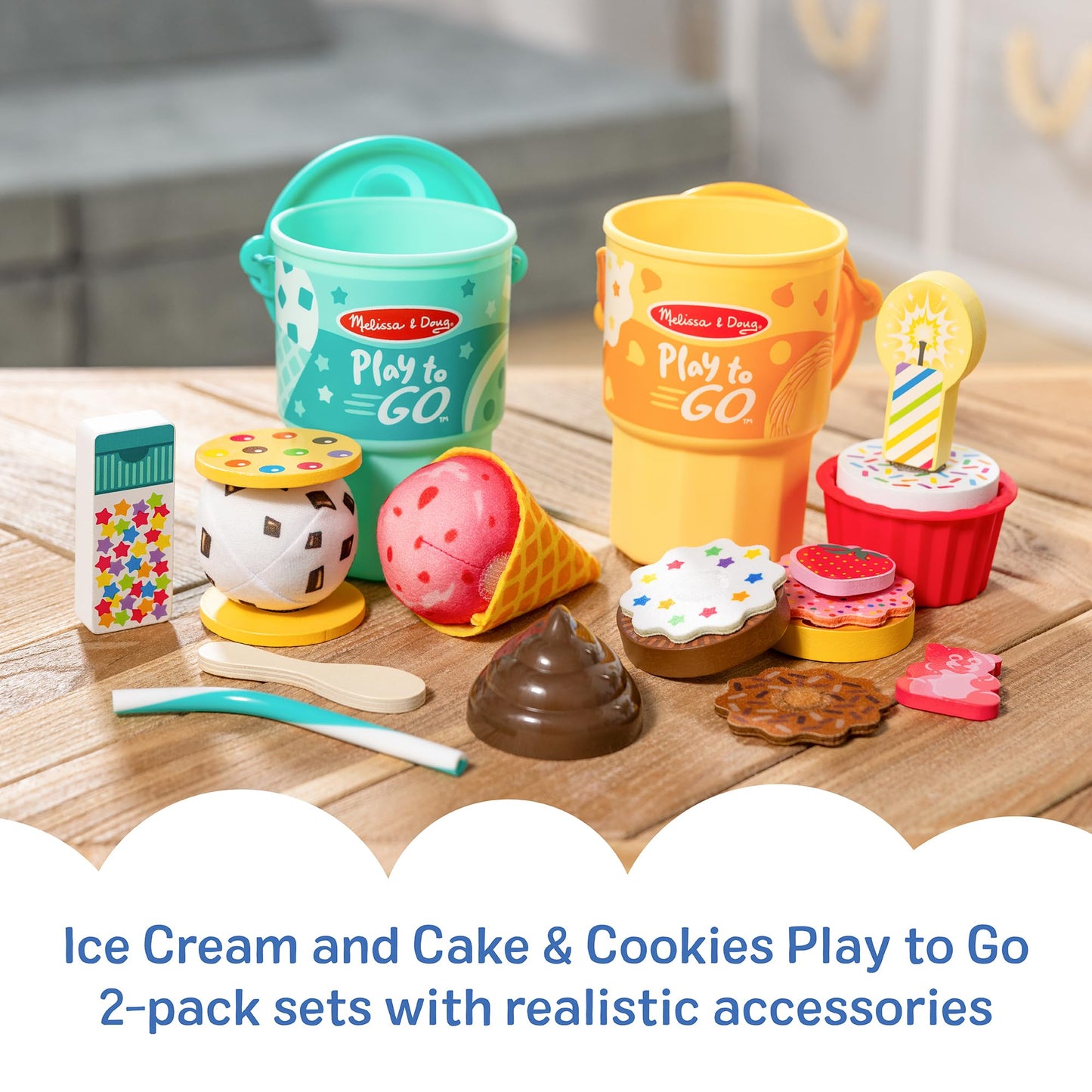 Melissa & Doug Play to Go Food Cups 2-Pack Toy Bundle 🍁 All In One Marketplace Canada