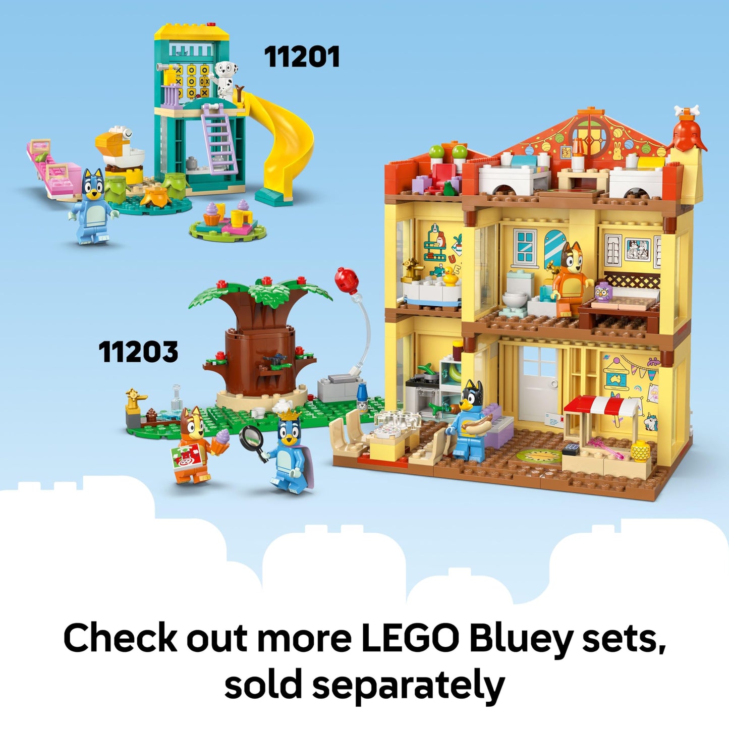LEGO Bluey: Bluey’s Beach & Family Car Trip - Toddler Learning Toy for Kids 4+ - Includes Bluey, Bingo, and Mum Minifigures - Birthday Gift for Boys and Girls, Ages 4+ - 11202 🍁 All In One Marketplace Canada