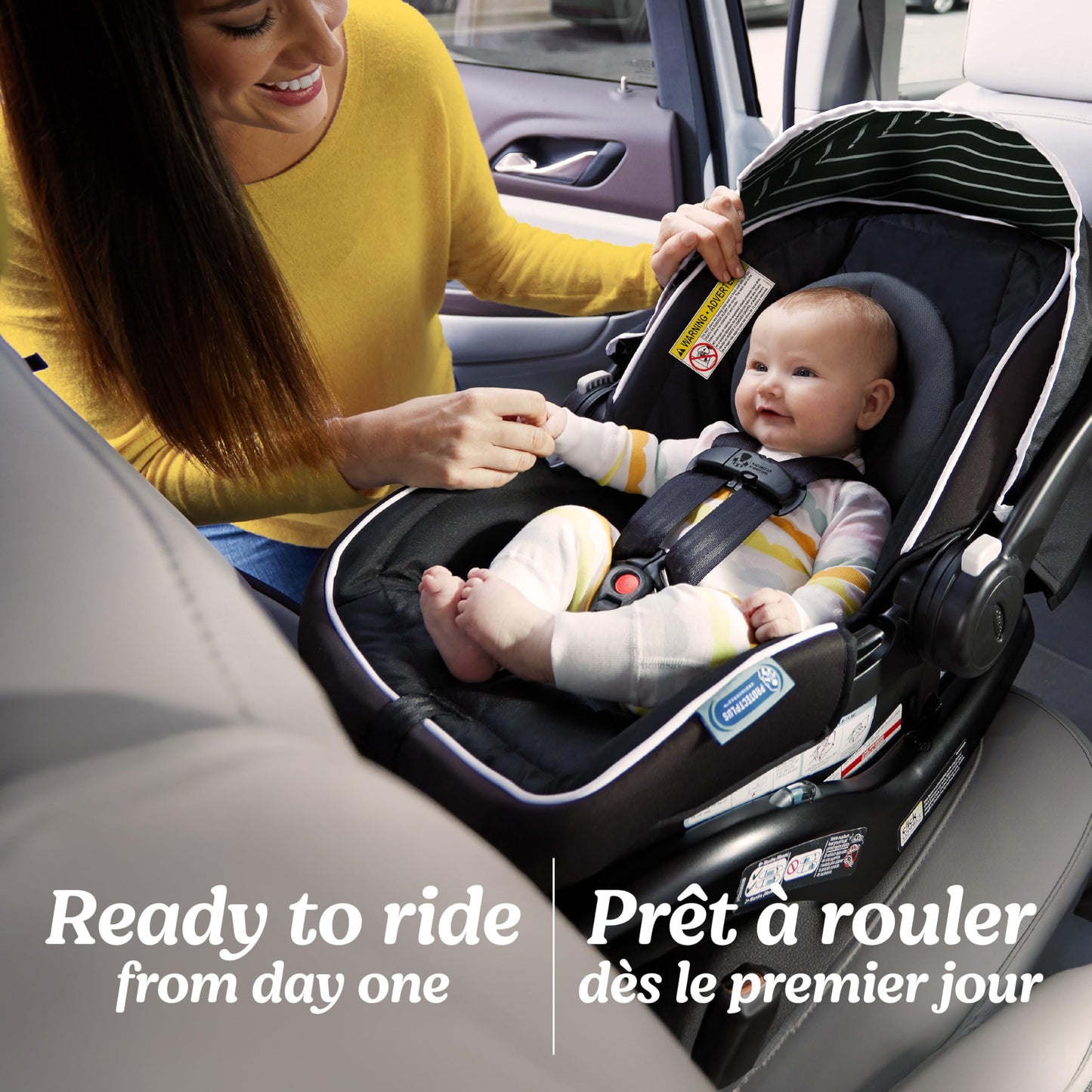 Graco SnugRide 35 Lite LX Infant Car Seat, 1.8-15.8 kg (4-35 lb), Gotham 🍁 All In One Marketplace Canada