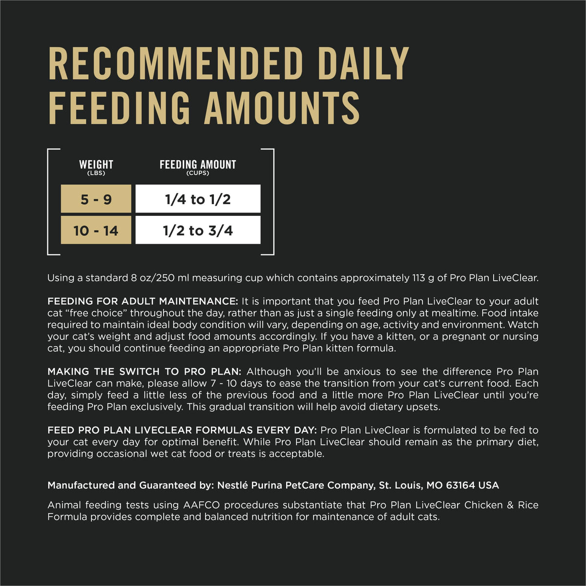 Purina Pro Plan Specialized LiveClear Dry Cat Food, Chicken & Rice - 3.18 kg Bag (1 Pack) 🍁 All In One Marketplace Canada