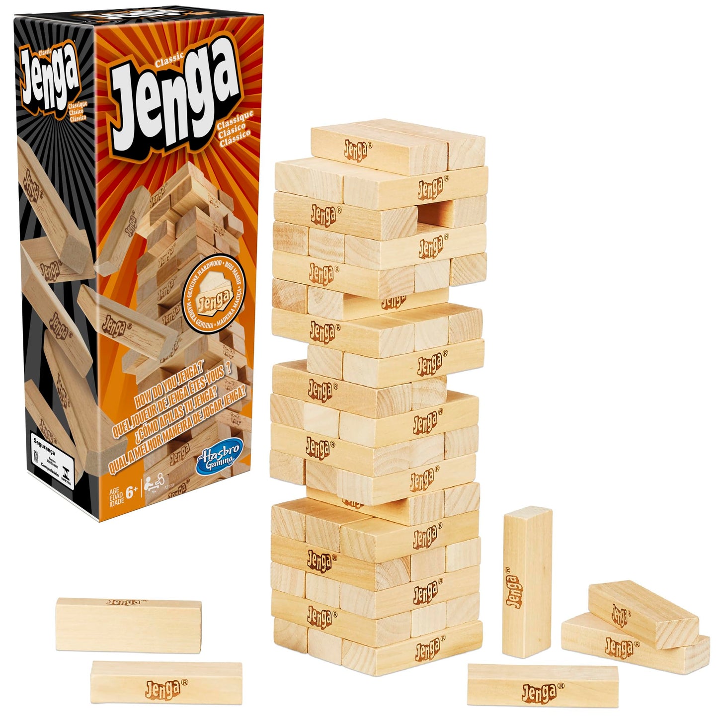 Hasbro Gaming: Jenga Classic Game 🍁 All In One Marketplace Canada