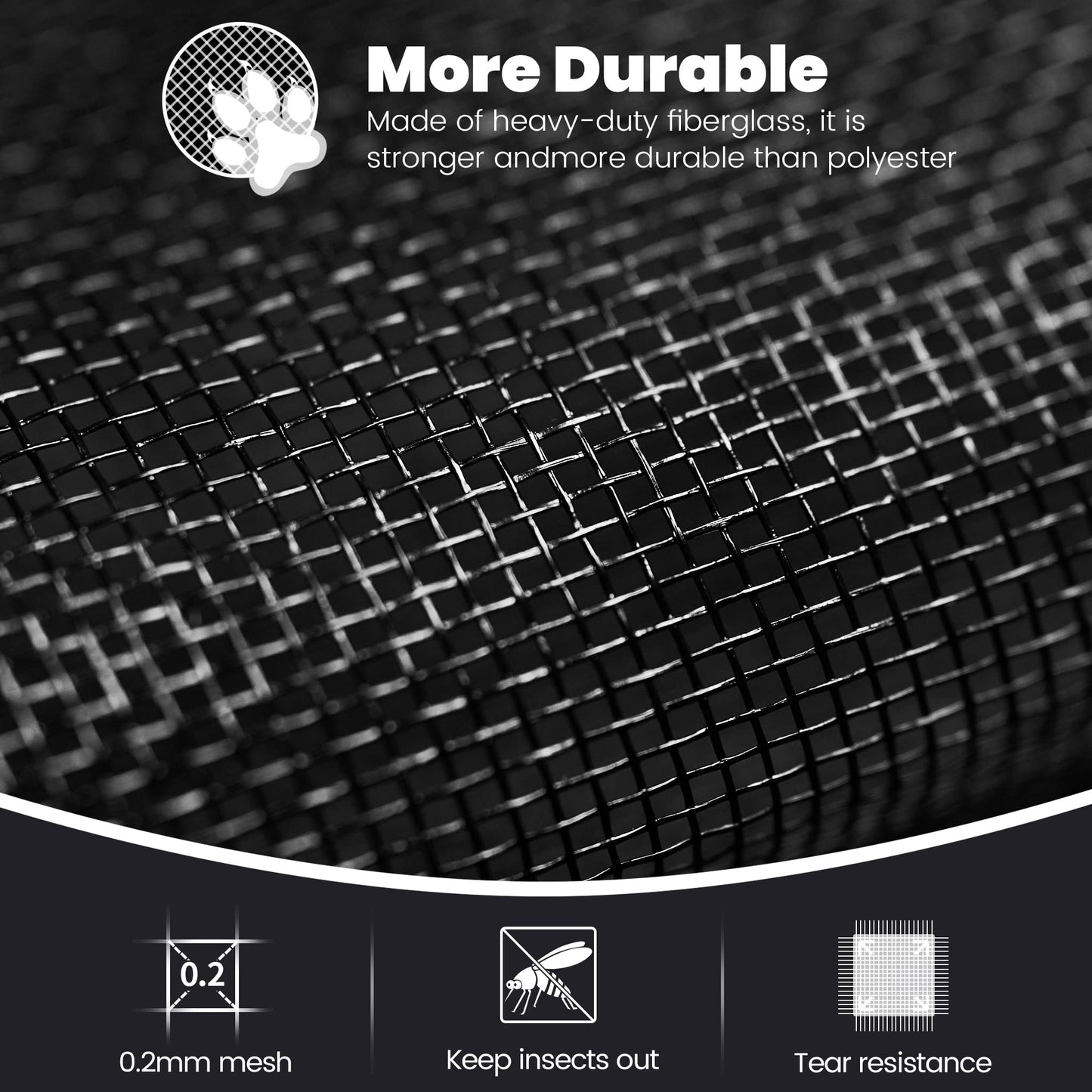 Magnetic Screen Door, Heavy Duty Fiberglass Moustiquaire Magnétique, Screen Mesh with Automatic Block Closure, Walk Through Easily for Kids Pets,Fits Door Size up to 36-38" W x 80" H 🍁 All In One Marketplace Canada