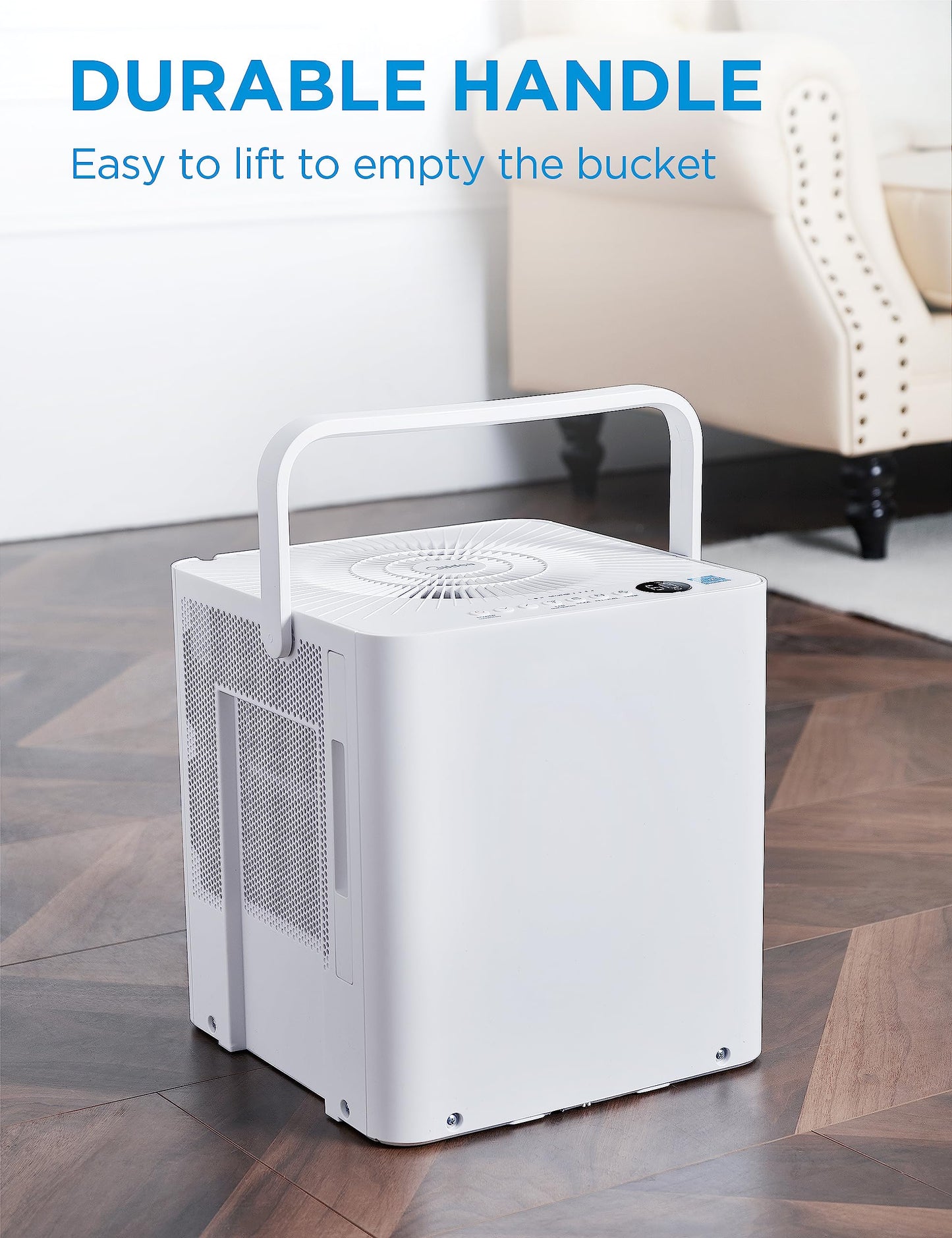 Midea Cube 20 Pint Dehumidifier for Basement and Rooms at Home for up to 1,500 Sq. Ft., Smart Control, Works with Alexa (White), Drain Hose Included, ENERGY STAR 2025 🍁 All In One Marketplace Canada