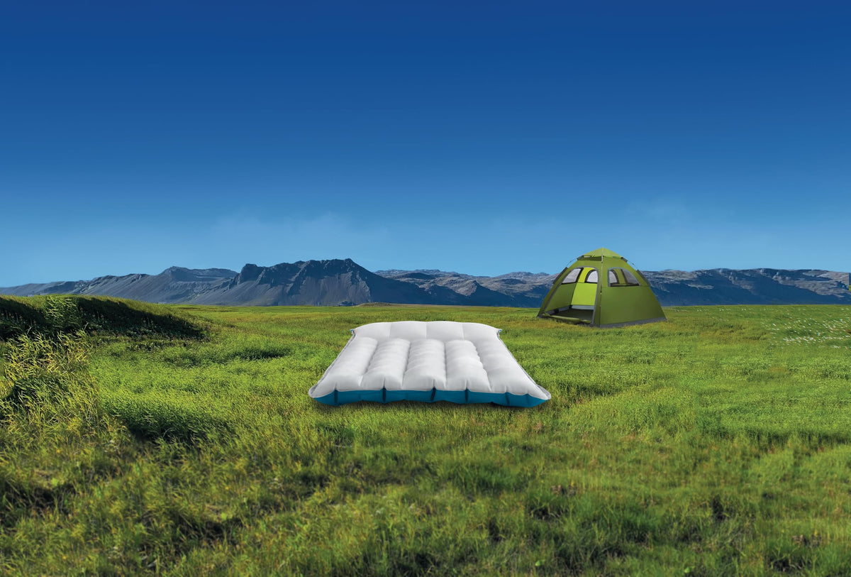 INTEX 67997E Camping Air Mattress Mat 26.5" x 72.5": Durable Outdoor Use – 2-PLY Laminate – Velvety Surface – Unique Construction – 300lb Weight Capacity 🍁 All In One Marketplace Canada