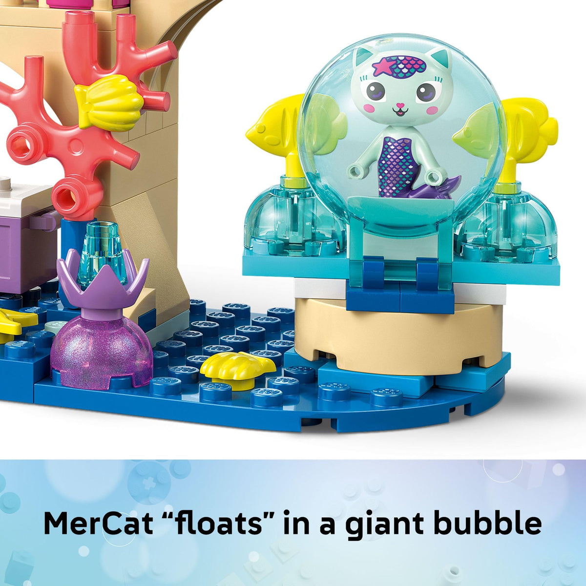 LEGO Gabby’s Dollhouse Mermaid Gabby’s Aquarium Adventure Building Blocks - Pretend Play & Learning Toy for Girls & Boys, Ages 4+, with Gabby & Mercat Mini Dolls - Gift Idea for Birthdays - 11204 🍁 All In One Marketplace Canada