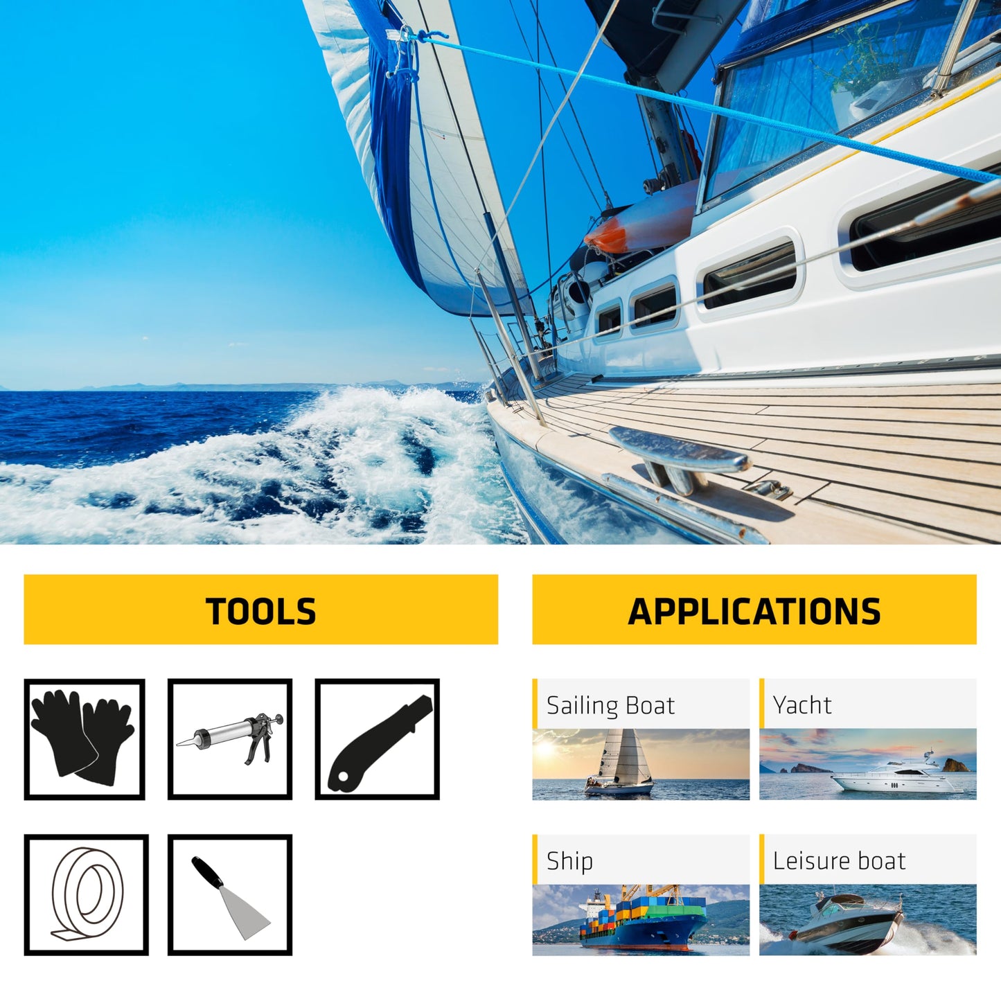 SIKA - Multi-Purpose Adhesive and sealant for Boats - Sikaflex-291 - Black - Marine use - Makes Elastic and Vibration-Resistant Seals - Low Odour - 300 mL 🍁 All In One Marketplace Canada