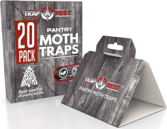 20 Pack Pantry Moth Traps - Safe and Effective for Food and Cupboard - Glue Traps with Pheromones for Pantry Moths - Trap a Pest 🍁 All In One Marketplace Canada