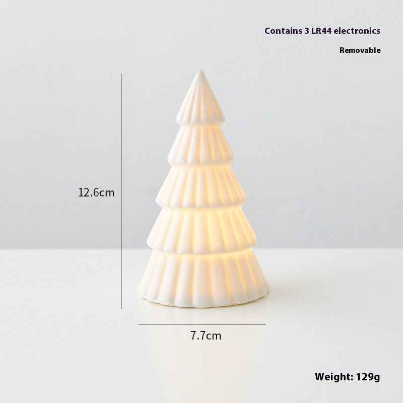 Ceramic Christmas Village – Luminous Desktop Holiday Decoration, 5 Styles