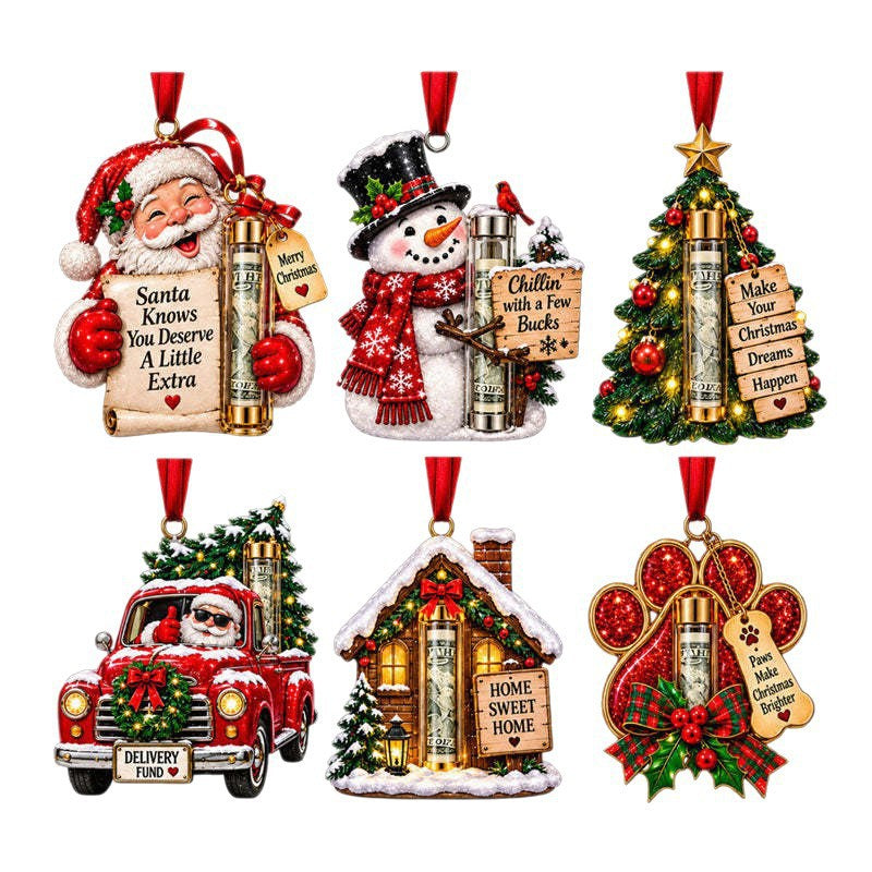 Christmas Cash Holder Ornament