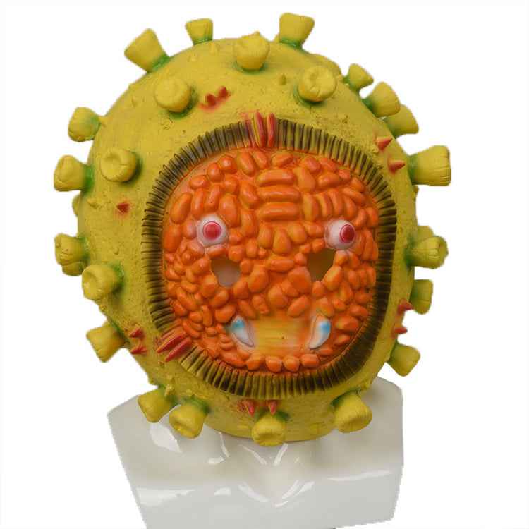 Creepy Halloween Latex Mask – Virus Horror Headgear for Cosplay & Costume Parties