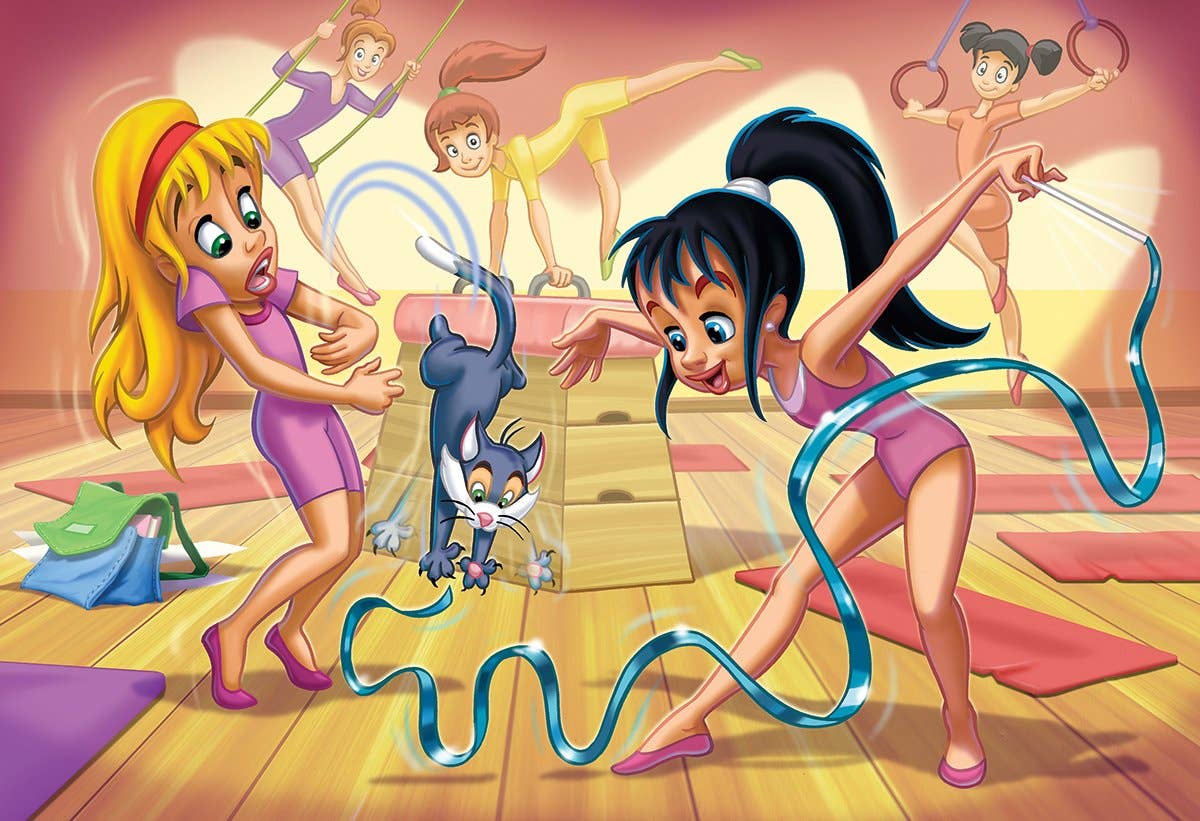Eurographics Go Girls Go! Gymnastics 100-Piece Puzzle - Ages 5+
