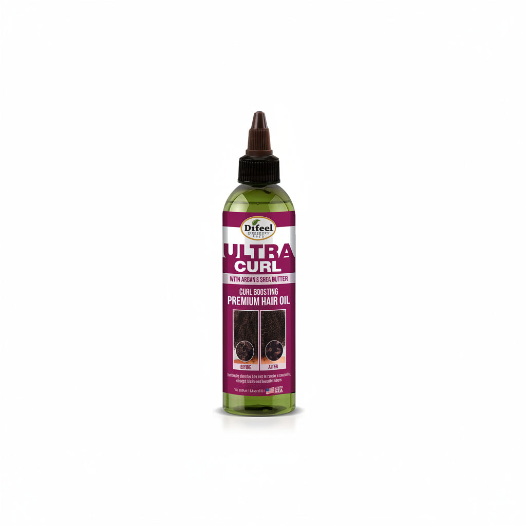 DIFEEL 99% Natural Ultra Curl Premium Hair Oil - Curl Boosting Hair Oil 8 oz.