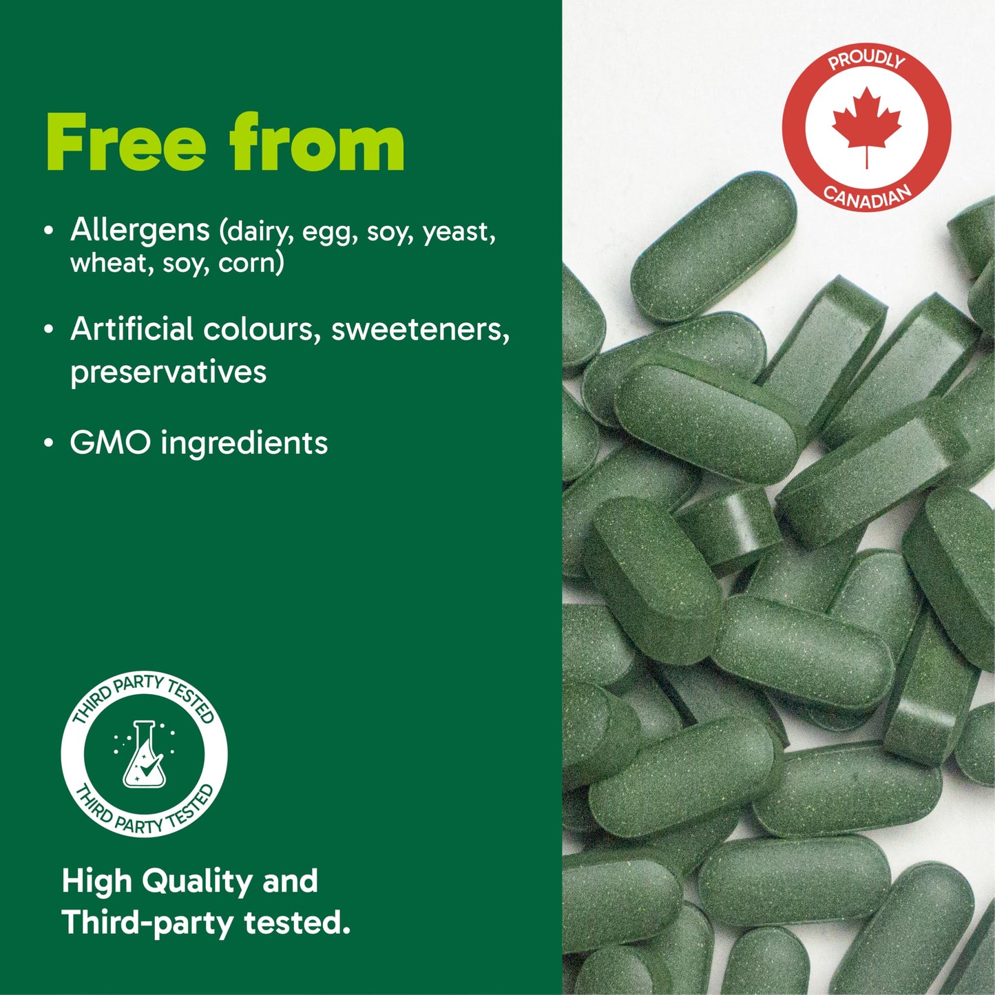 Organika Spirulina 90 Tabs 🍁 All In One Marketplace Canada