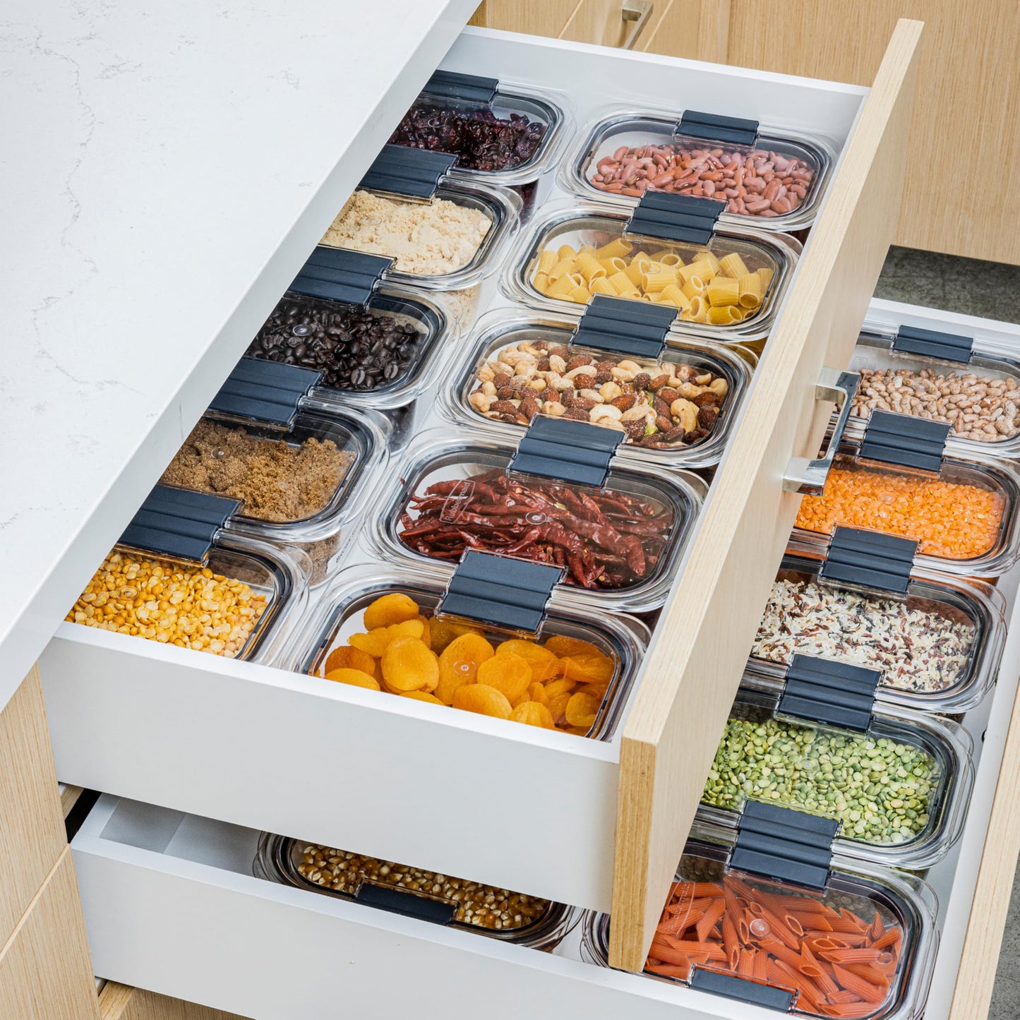 Rubbermaid 44-Piece Brilliance Food Storage Containers with Lids for Lunch, Meal Prep and Leftovers, Dishwasher Safe, Leak-Proof & BPA-Free 🍁 All In One Marketplace Canada