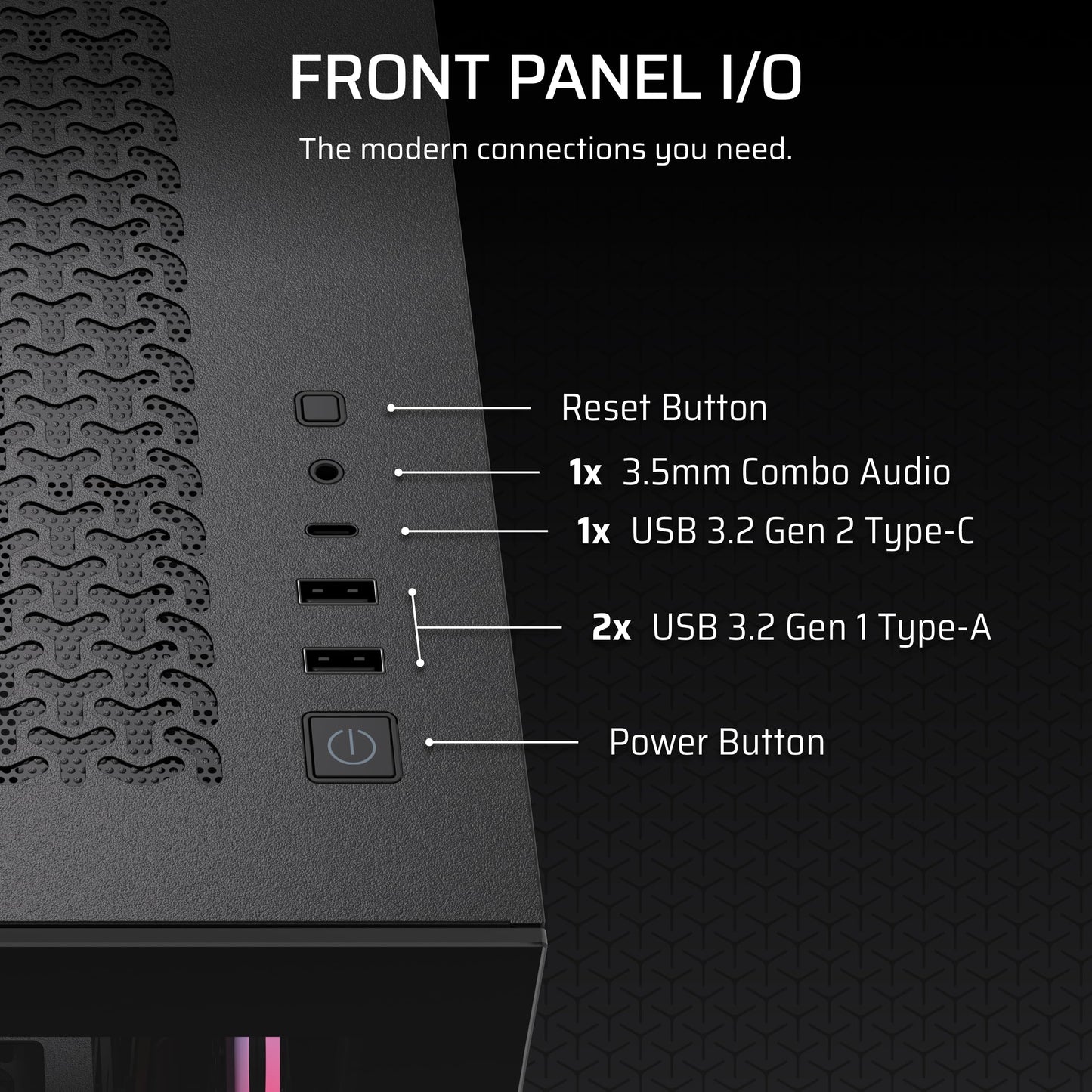 CORSAIR 3500X RS-R ARGB Mid-Tower PC Case – 3X Pre-Installed RS120-R ARGB Fans, GPU Anti-Sag Arm, Fits up to 10x 120mm Fans, Reverse Connection Motherboard Compatible – Black 🍁 All In One Marketplace Canada