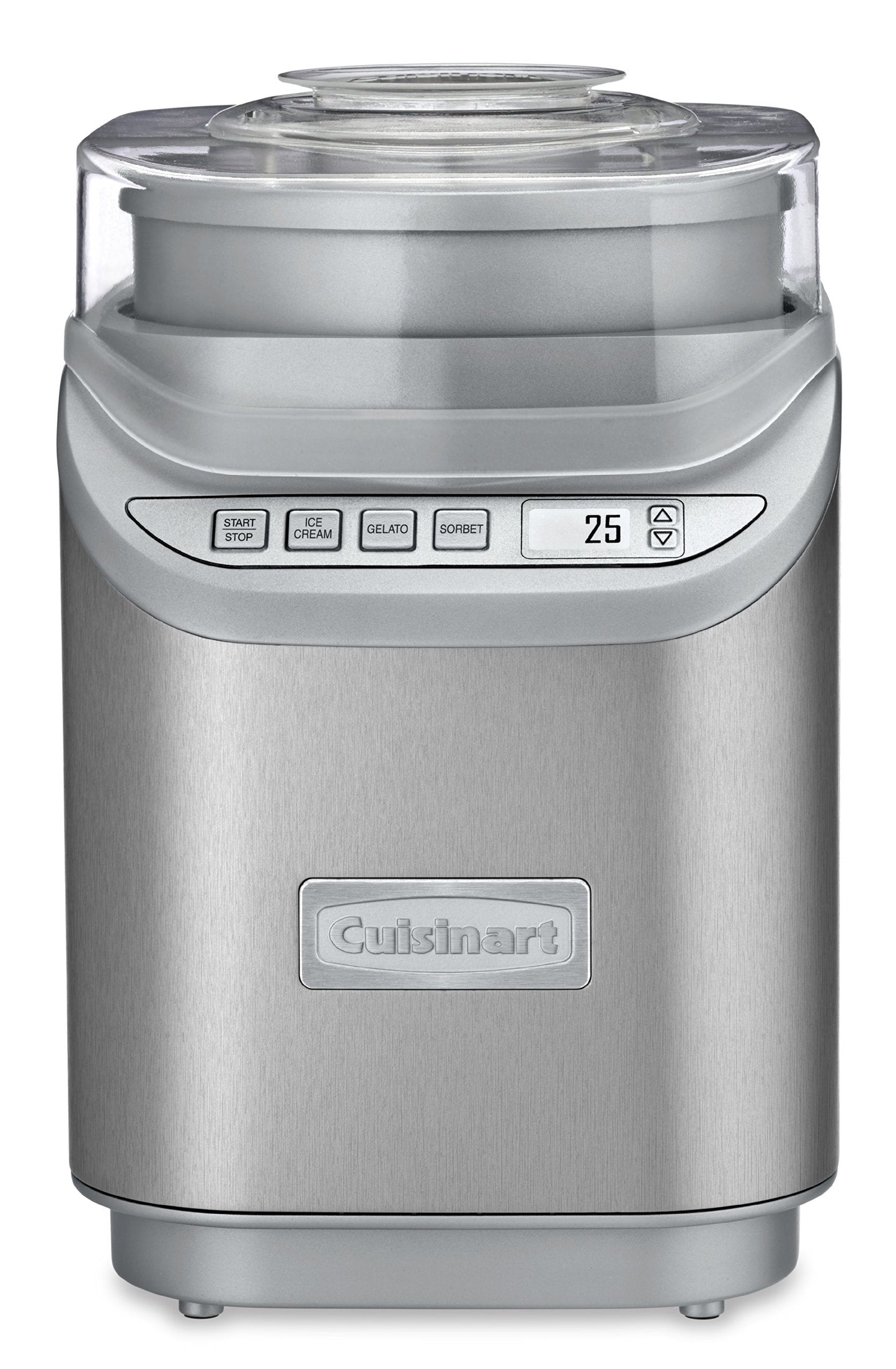 Cuisinart Ice Cream Maker Machine w/Countdown Timer, Stainless Steel, 2 qt 🍁 All In One Marketplace Canada
