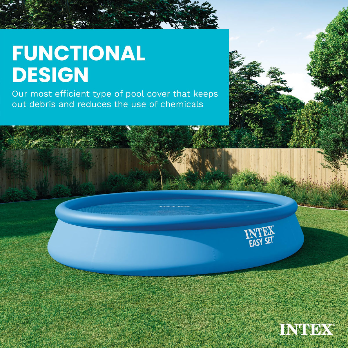 Intex Solar Cover for 18ft Diameter Easy Set and Frame Pools 🍁 All In One Marketplace Canada
