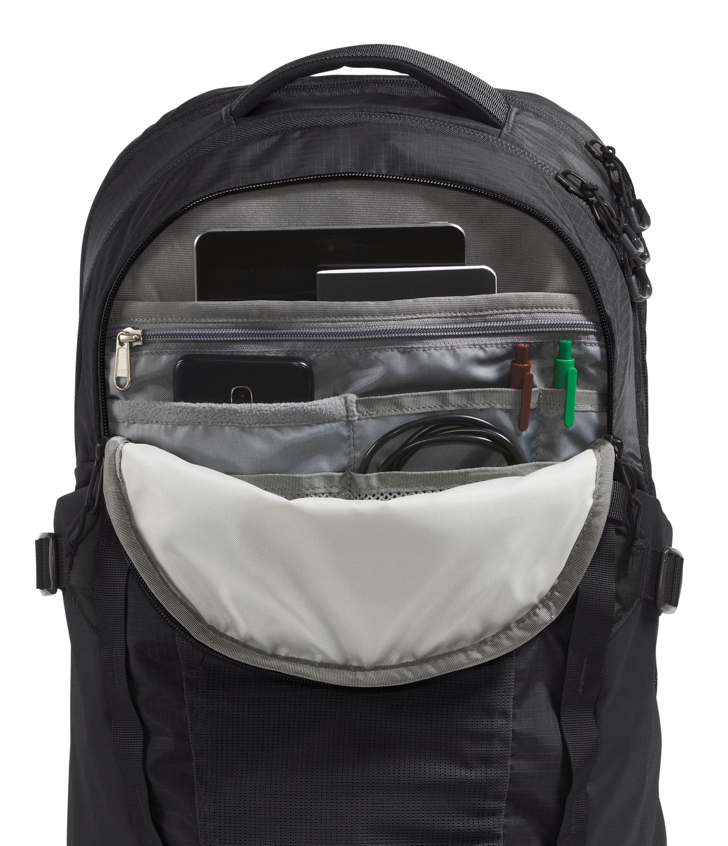 THE NORTH FACE Recon Everyday Laptop Backpack | Water Repellent Finish, 16" Laptop Sleeve, 2 Water Bottle Pockets, TNF Black/TNF Black-NPF, One Size 🍁 All In One Marketplace Canada