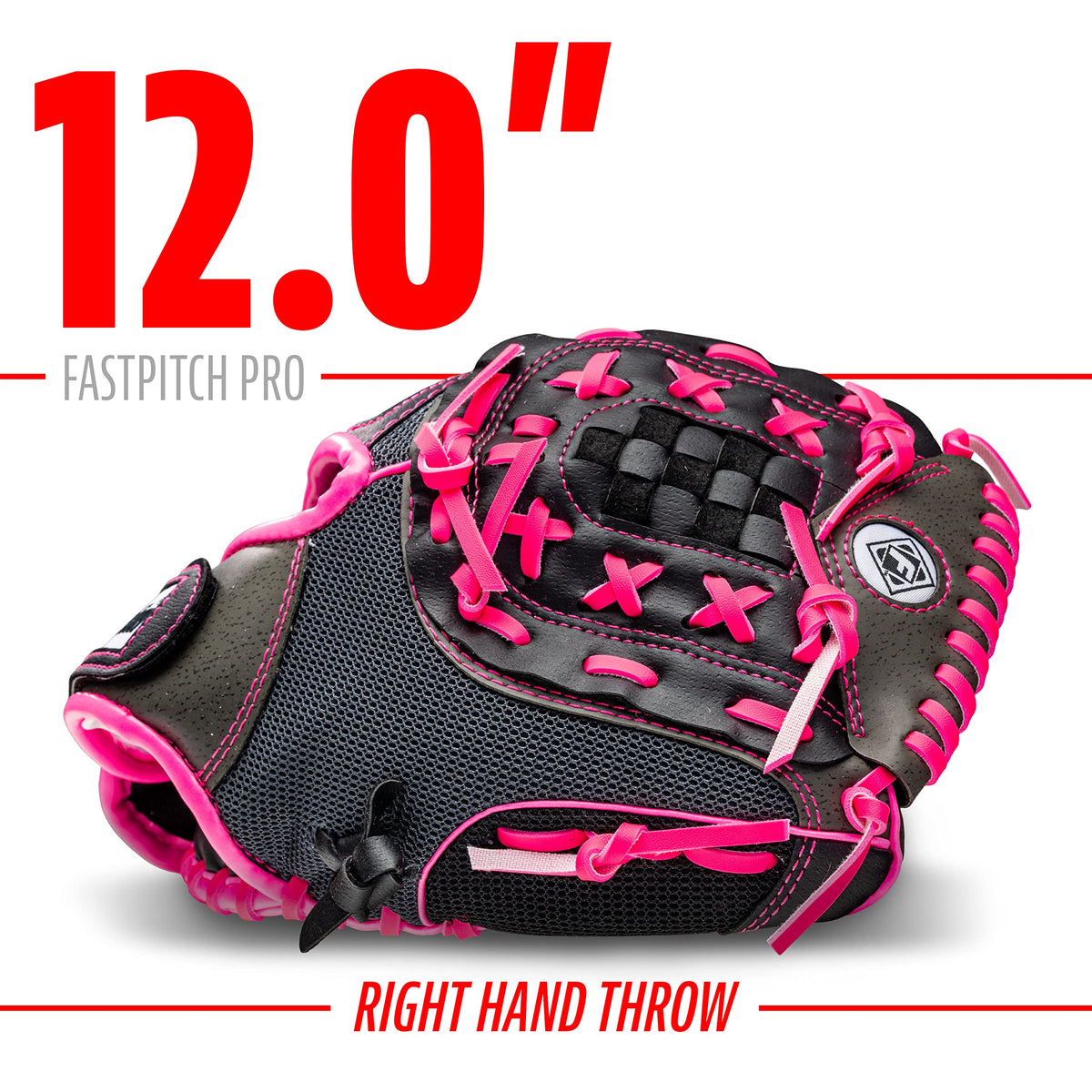 Franklin Sports Softball Glove - Left and Right Handed Softball Fielding Glove - Windmill Fastpitch Pro Series - Adult and Youth Fielding Glove - 12 Inch Right Hand Throw - Pink 🍁 All In One Marketplace Canada