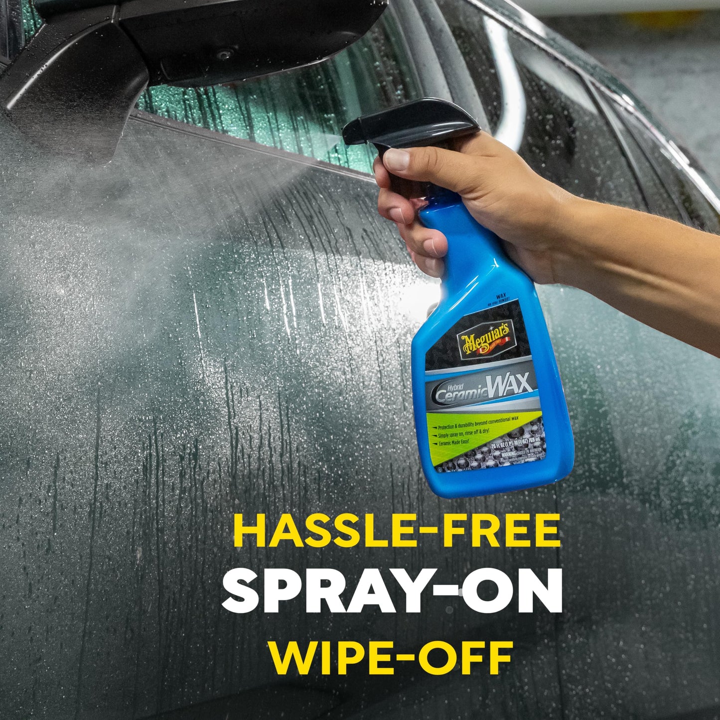 Meguiar's Hybrid Ceramic Wax - Easy to Use Ceramic Wax Protection, 768mL - G190526C 🍁 All In One Marketplace Canada