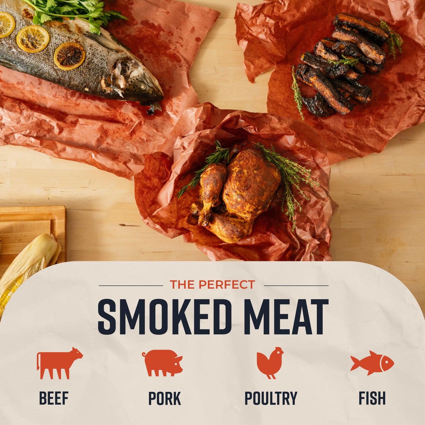 Bryco Goods Pink Butcher Paper Roll - 18 Inch x 175 Feet - Food Grade Peach Paper for Smoking & Grilling Meat, BBQ, Brisket - Unbleached Unwaxed Uncoated 🍁 All In One Marketplace Canada