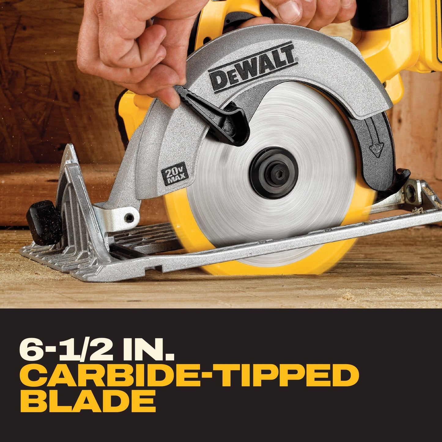DEWALT 20V MAX* 6-1/2-Inch Circular Saw Kit, 5.0-Ah (DCS391P1) 🍁 All In One Marketplace Canada