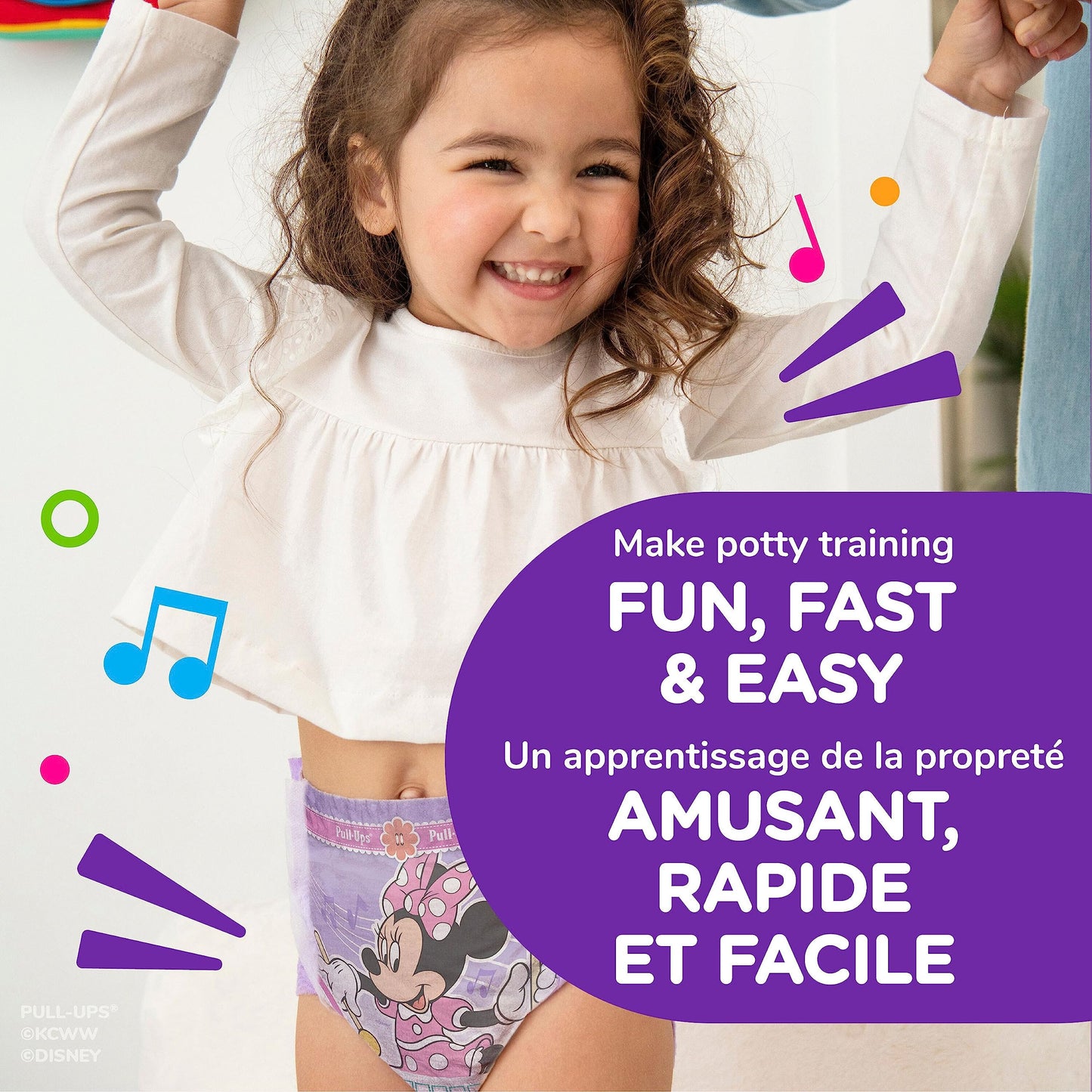 Pull-Ups Girls Potty Training Underwear, Easy Open Toddler Pants 4T-5T (38-50 lbs), Learning Designs for Toddlers, 82 count 🍁 All In One Marketplace Canada