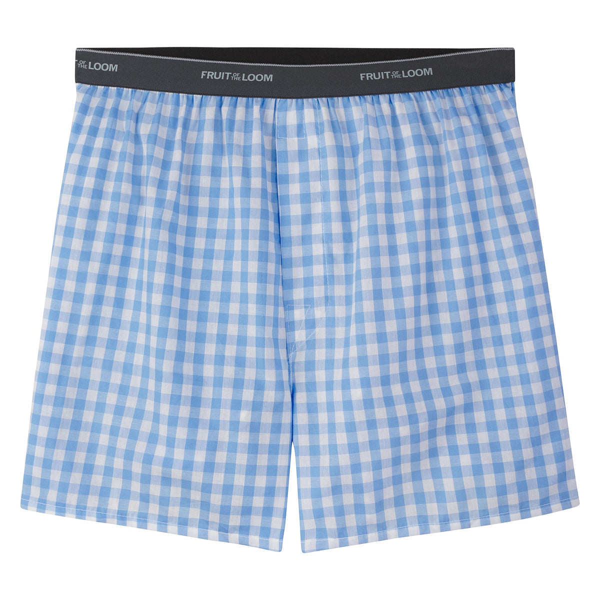 Fruit of the Loom Men's 5 Pack Exposed Waistband Assorted, Blues Boxer, Size Large 🍁 All In One Marketplace Canada