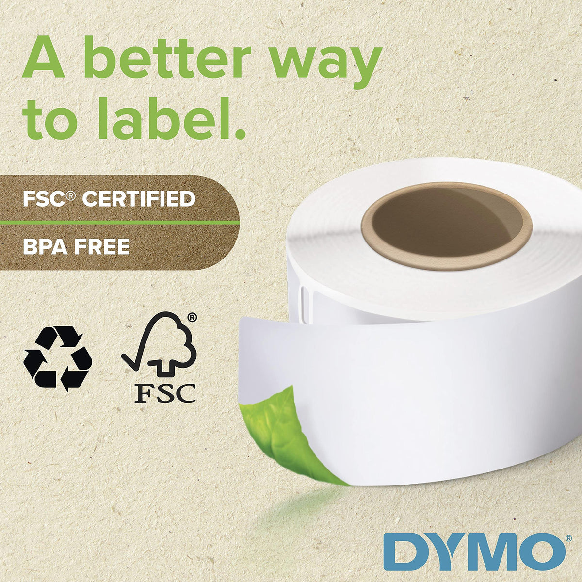 DYMO Authentic LW Mailing Address Labels for LabelWriter Label Printers, (1-1/8" x 3-1/2"), 3 Rolls of 350 (1050 Total) 🍁 All In One Marketplace Canada