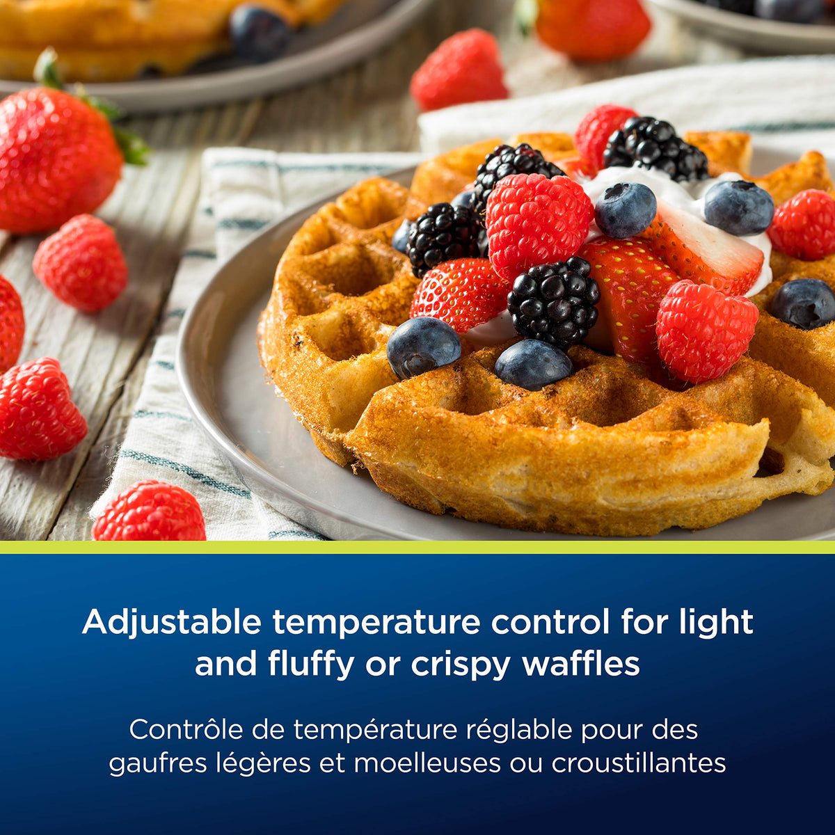Oster Belgian Waffle Maker, 8", Stainless Steel 🍁 All In One Marketplace Canada