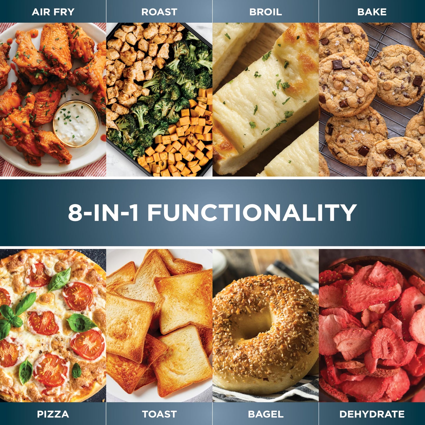 Ninja Flip Toaster Oven & Air Fryer, 8-in-1 Functionality, Flip Up & Away Capability for Storage Space SP151C (Canadian Edition) 🍁 All In One Marketplace Canada
