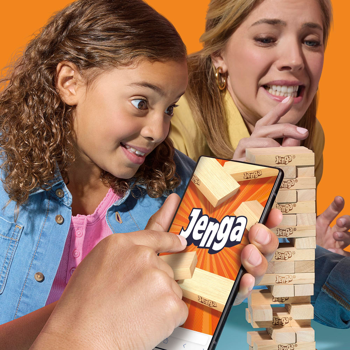 Jenga Official Hasbro Games | Digital Die for 6 More Ways to Play | Original Wood Block Game | Stacking Tower | Ages 6+ | 1+ Players | Party Games 🍁 All In One Marketplace Canada
