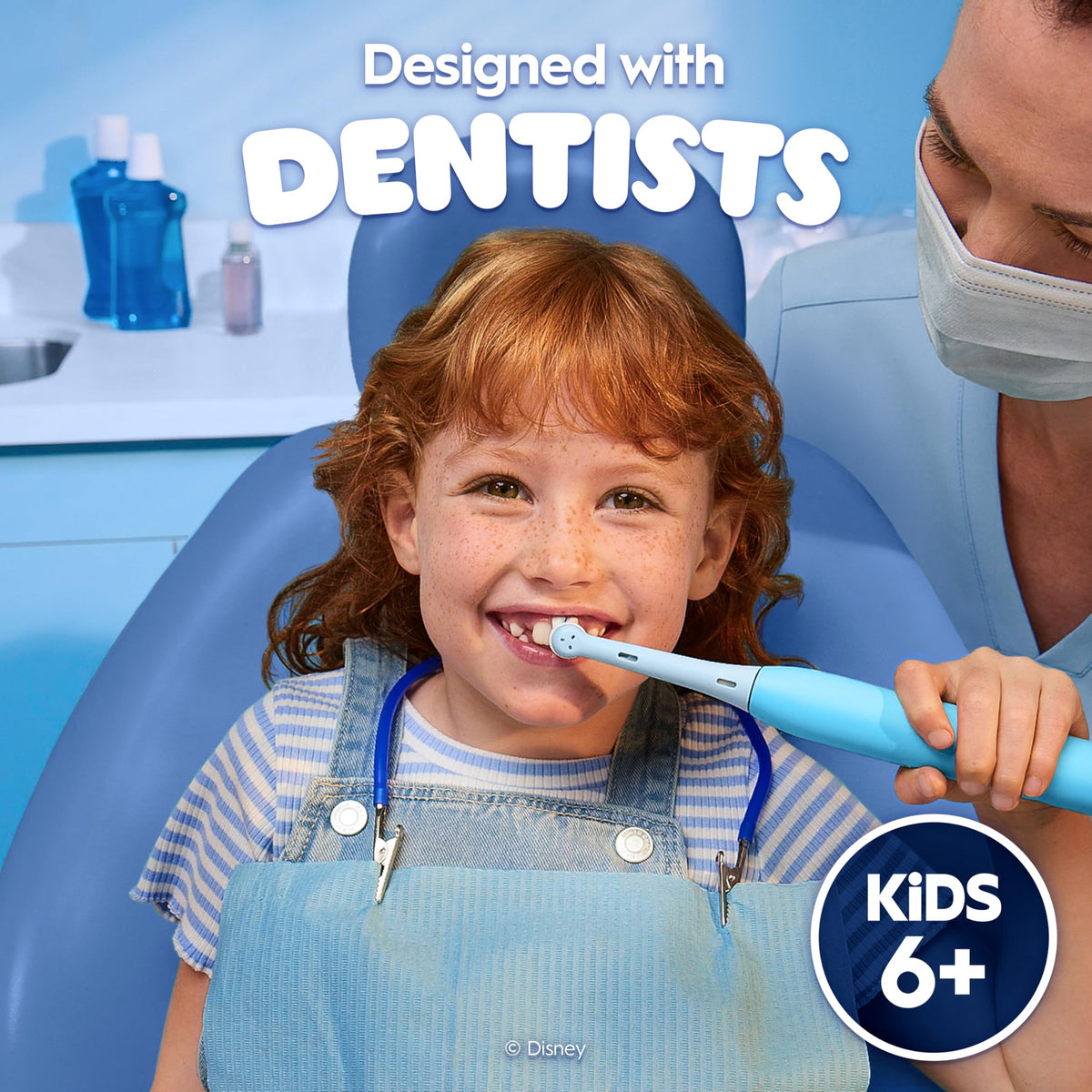 Oral-B iO Kids Rechargeable Electric Powered Toothbrush, Stitch with 1 Gentle Care Brush Head - Automatic Pressure Sensor to Protect Gums - 3 Cleaning Settings - 2 Min Music Timer - 28 Day Battery Life 🍁 All In One Marketplace Canada