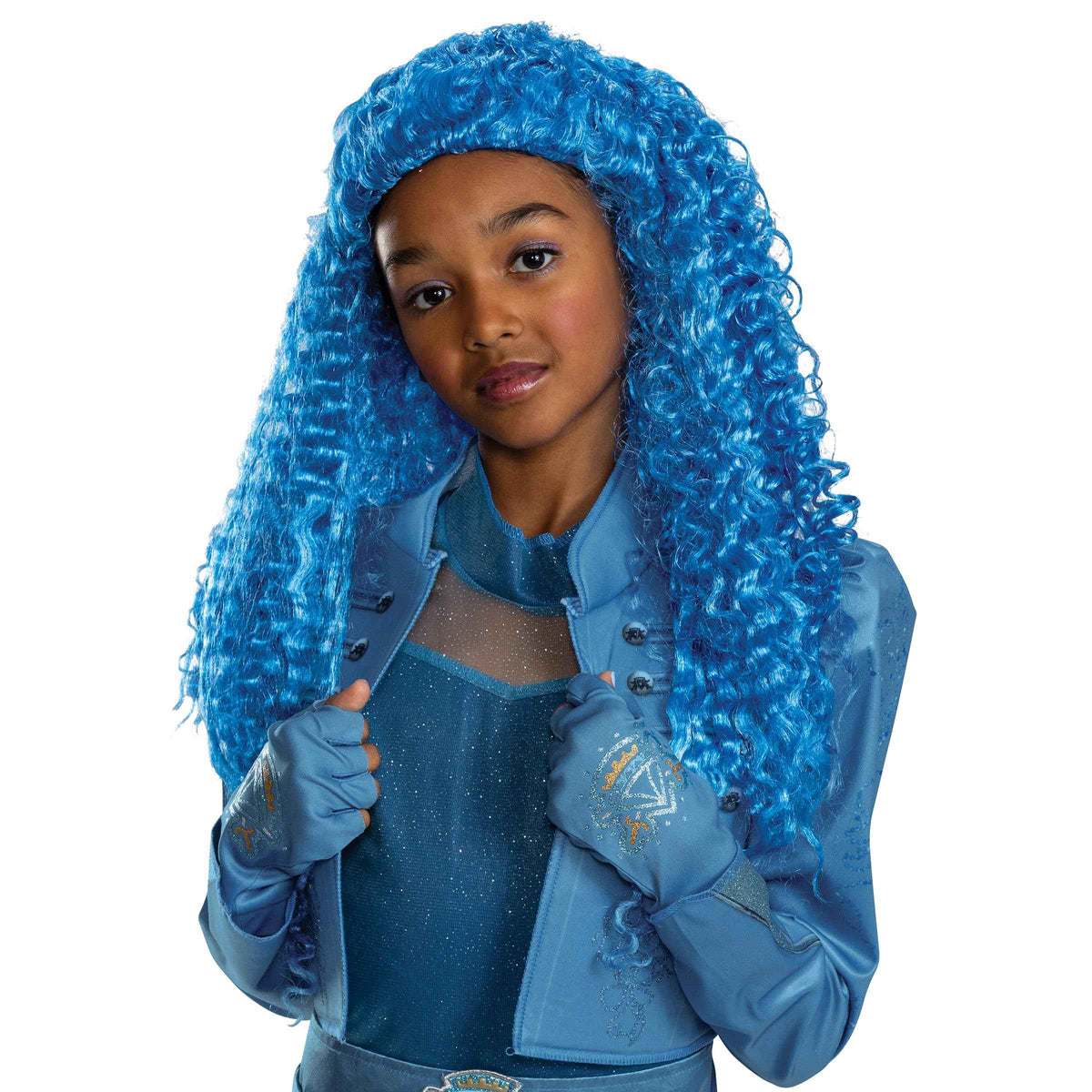 Disney Descendants Chloe Wig, Official Wicked Wonderland Halloween Costume Accessory for Kids
