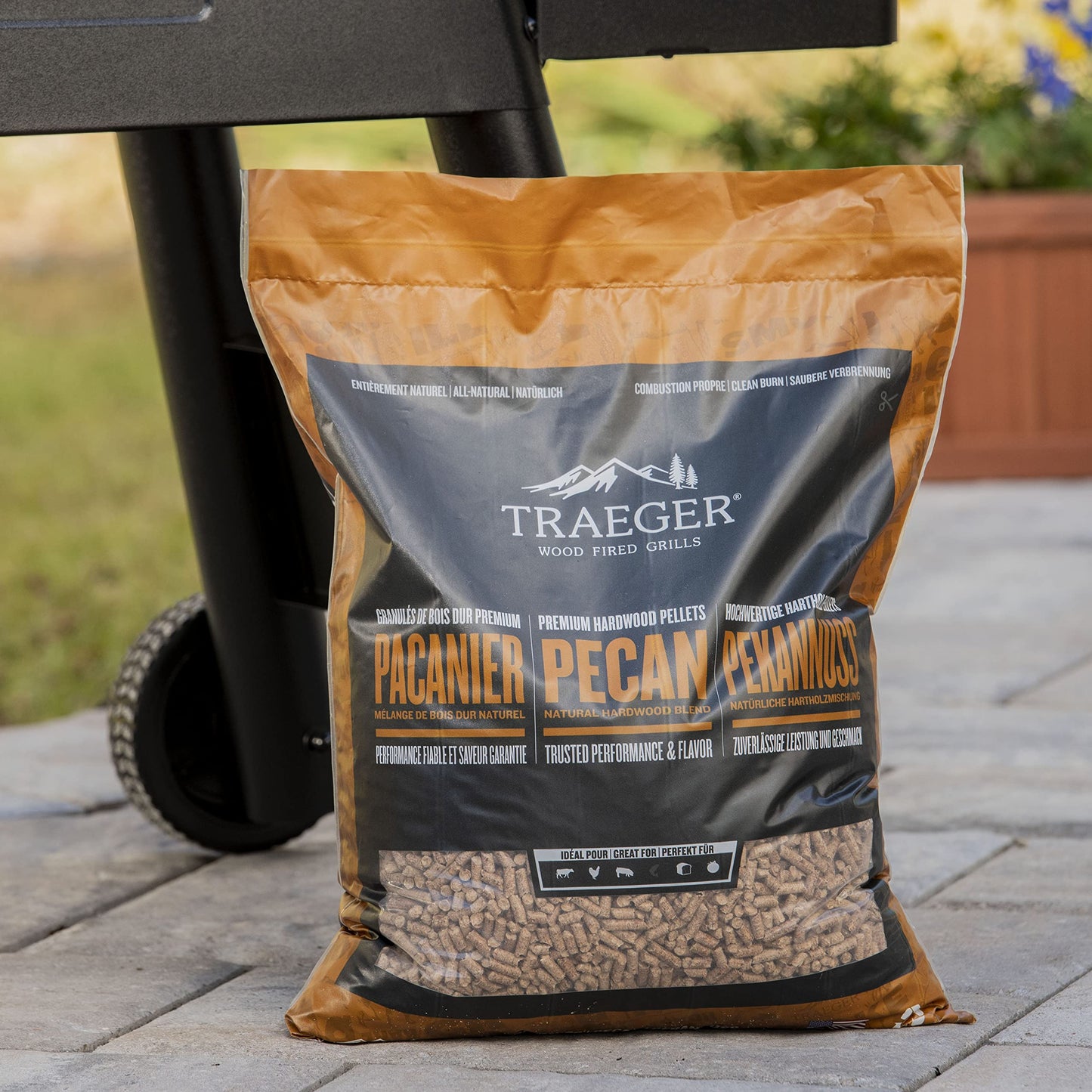 Traeger Grills Pecan 100% All-Natural Wood Pellets for Smokers and Pellet Grills. BBQ, Bake, Roast, and Grill, 20 lb. Bag 🍁 All In One Marketplace Canada