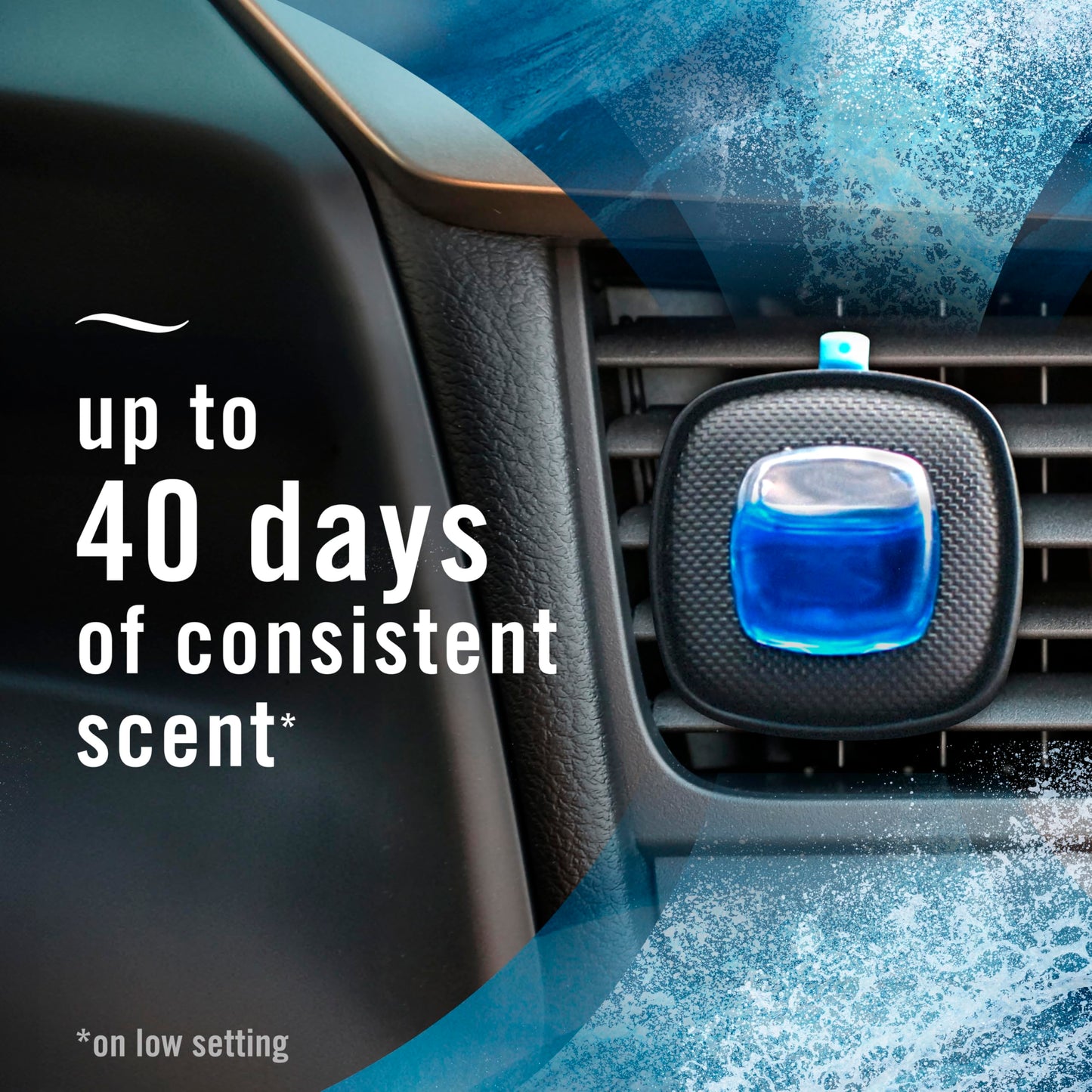Febreze Car Ocean Scent Air Freshener Vent Clip, 2.2 mL, Pack of 4 🍁 All In One Marketplace Canada