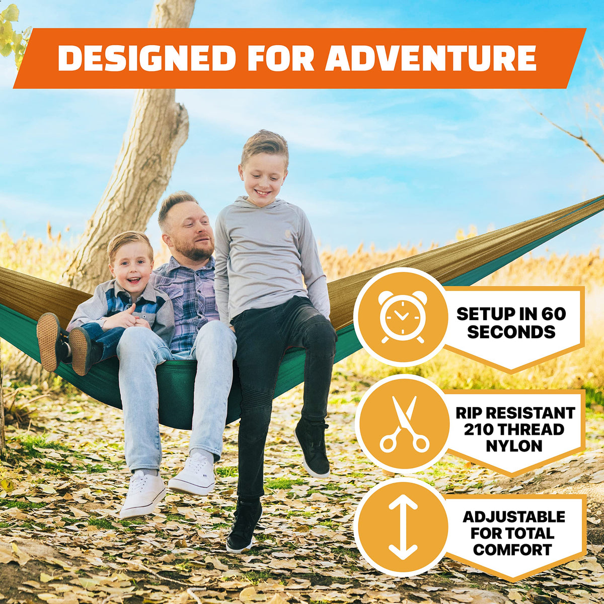 MalloMe Camping Hammock with Straps - Portable Outdoor Hammock for Adults, Kids - Single Hamac - 1 Person Hammocks - Tree Hamac Swing with Accessories - Hamock Tent for Travel - Hammocks for Outside 🍁 All In One Marketplace Canada
