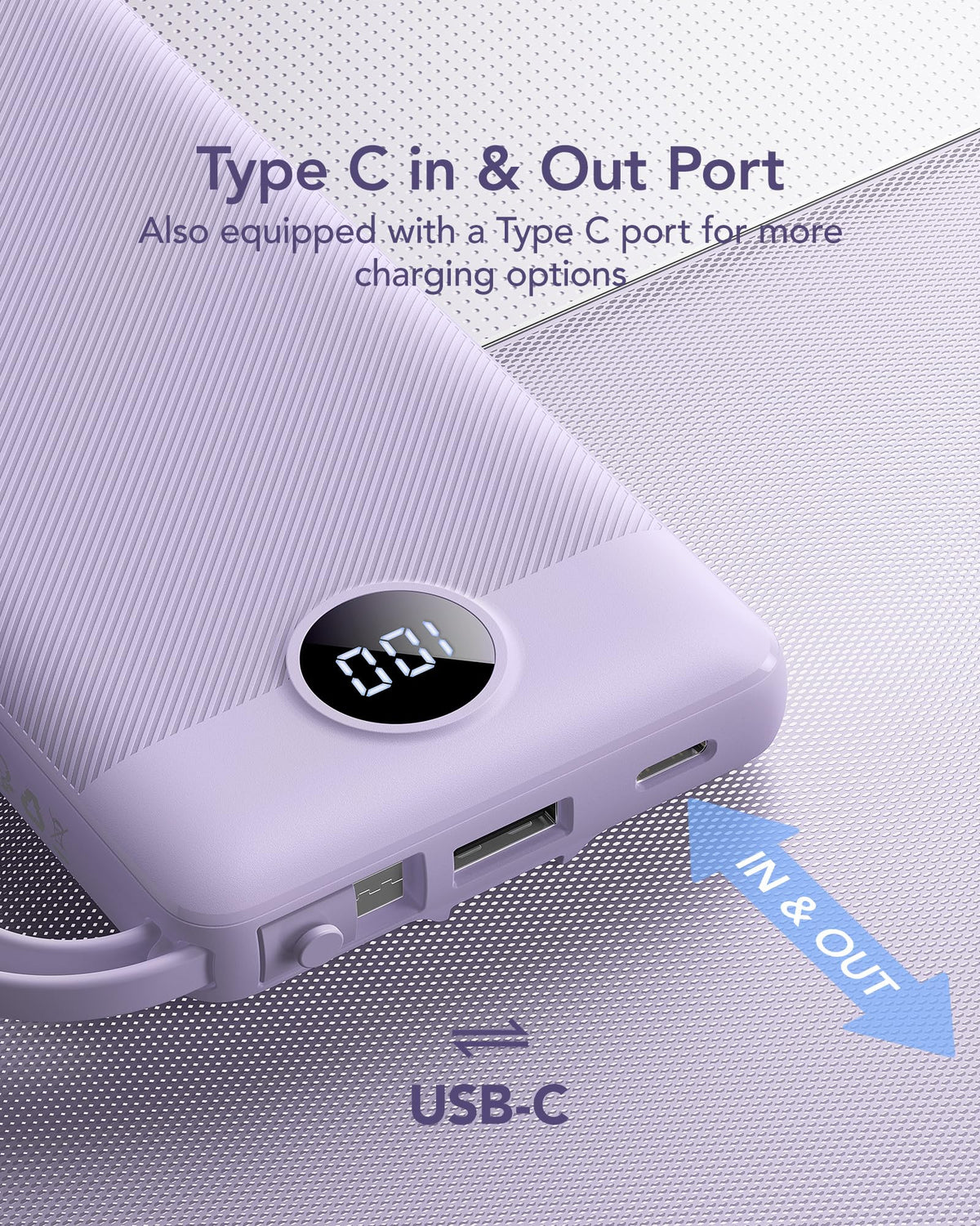 VRURC Portable Charger Power Bank, 10000mAh Travel Essentials Battery Pack 🍁 All In One Marketplace Canada