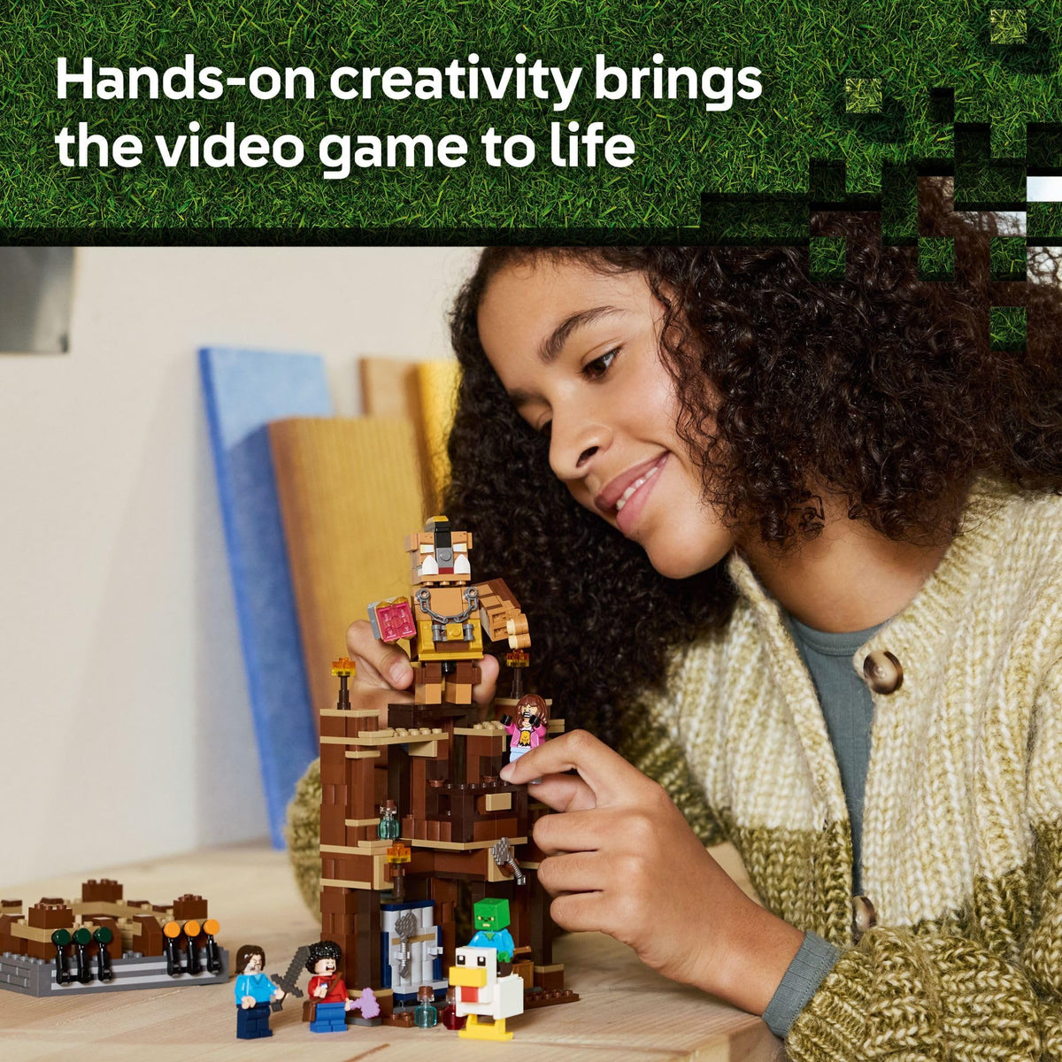 LEGO Minecraft Woodland Mansion Fighting Ring - Building Toy for Kids Age 10+ - Includes Steve, Garrett, & Henry Minecraft Figures, Plus a Chicken Jockey & More - Birthday Gift Idea for Fans - 21272 🍁 All In One Marketplace Canada