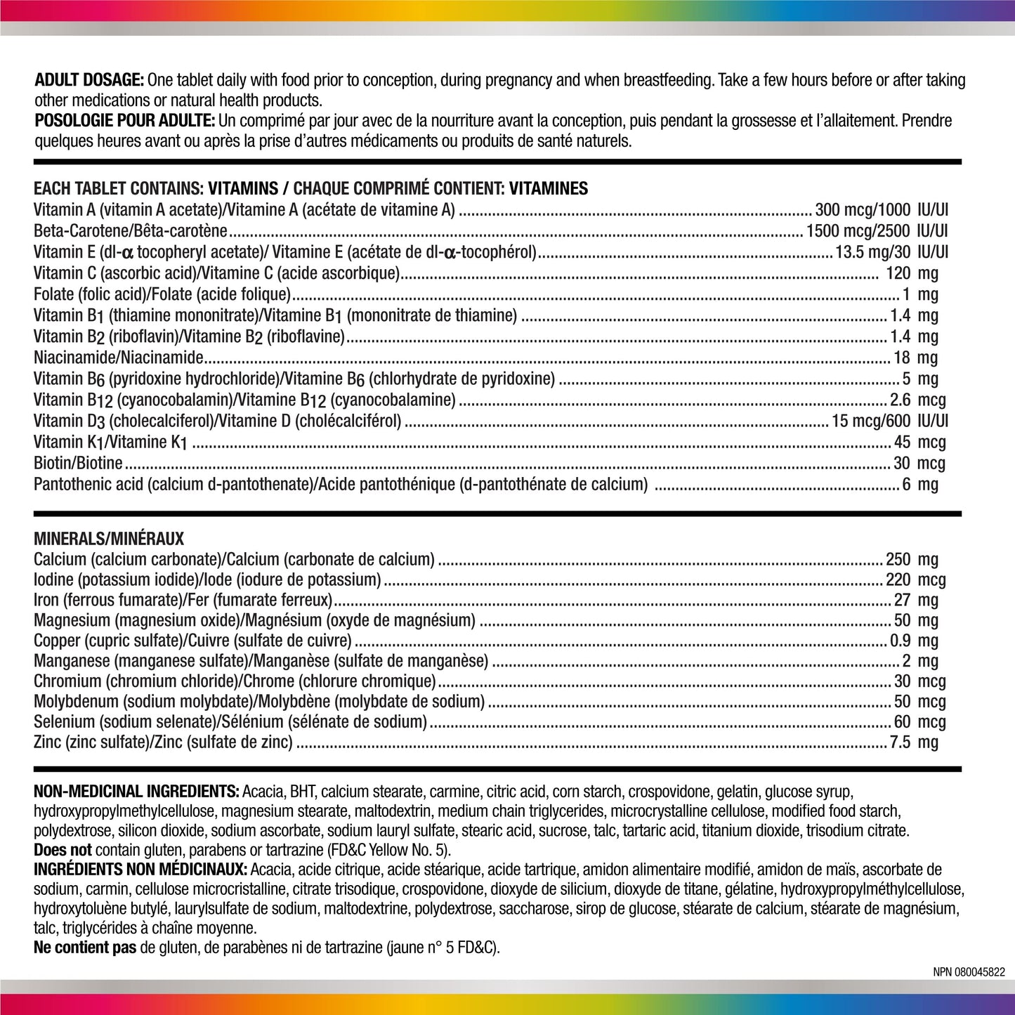 Centrum Prenatal Vitamin Tablet, Postpartum Multivitamin and Mineral Supplement, Essential Prenatal Vitamins, 100 Count (Packaging May Vary) 🍁 All In One Marketplace Canada